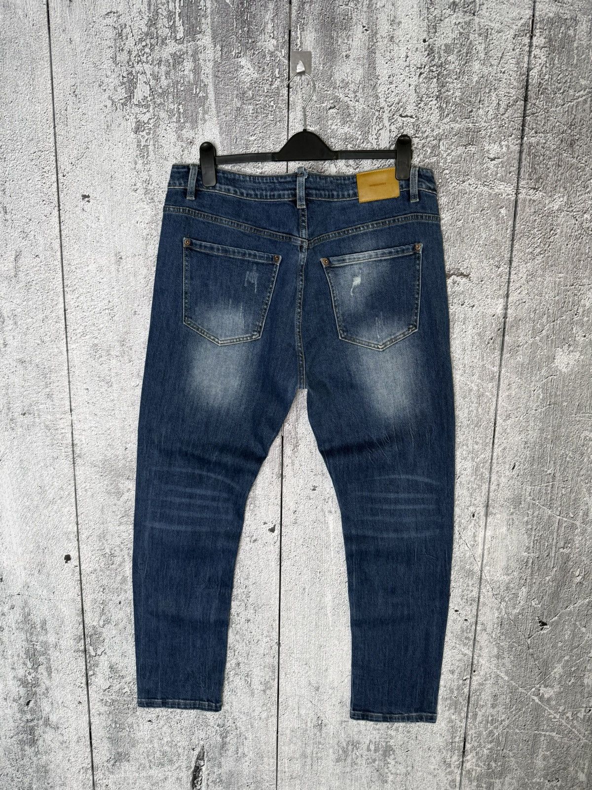 Dsquared2 Dsquared2 Distressed Denim Blue Slim Jeans Men’s Size 54 Size US 38 / EU 54 - 7 Thumbnail