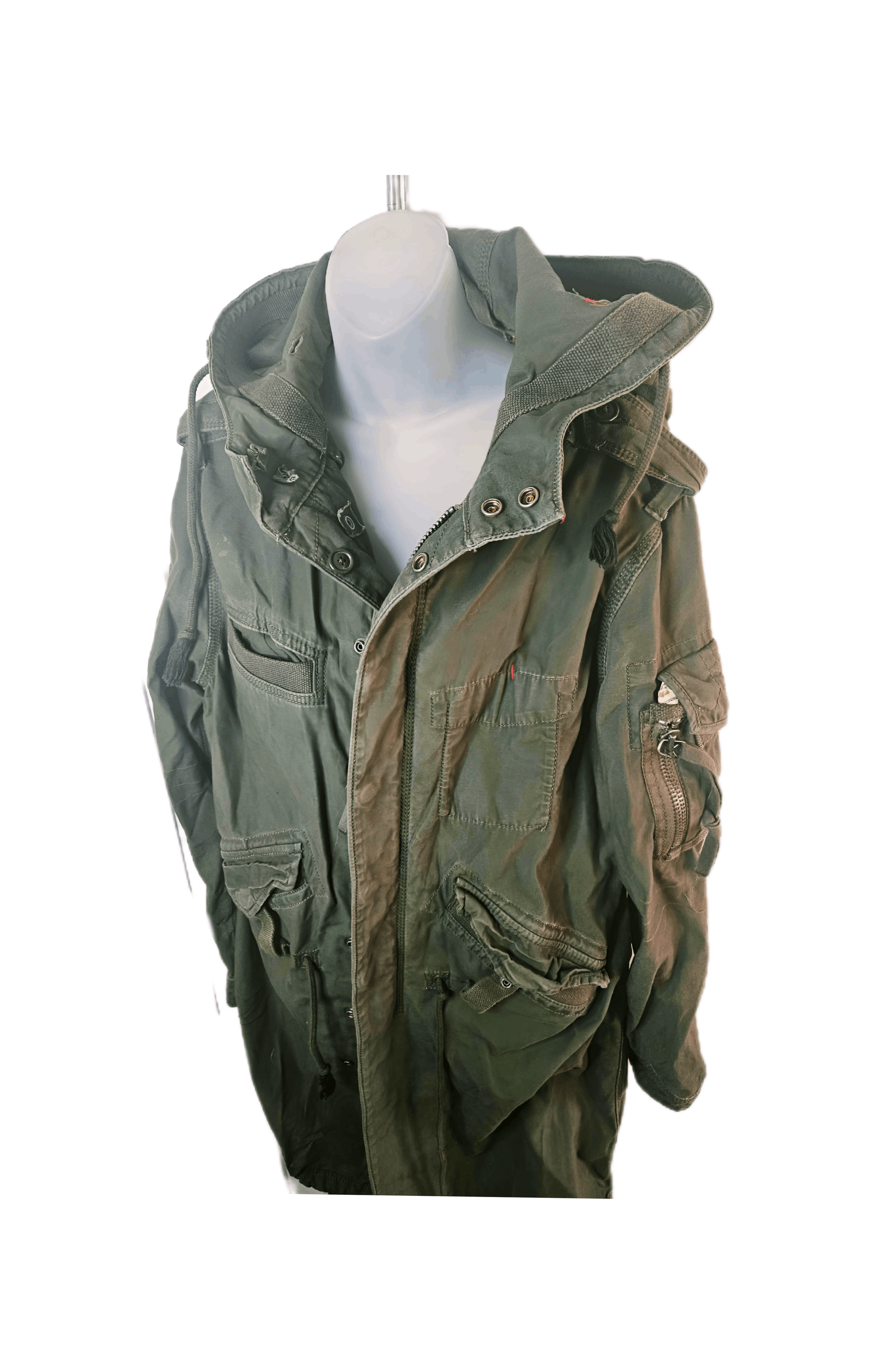 Gap Gap + BONO (RED) Limited Edition Military Parka Size S / US 4 / IT 40 - 4 Thumbnail