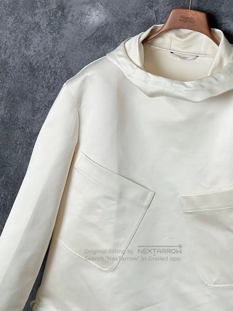Valentino Valentino White multi-drawstring hooded sweatshirt Size S / US 4 / IT 40 - 5 Thumbnail