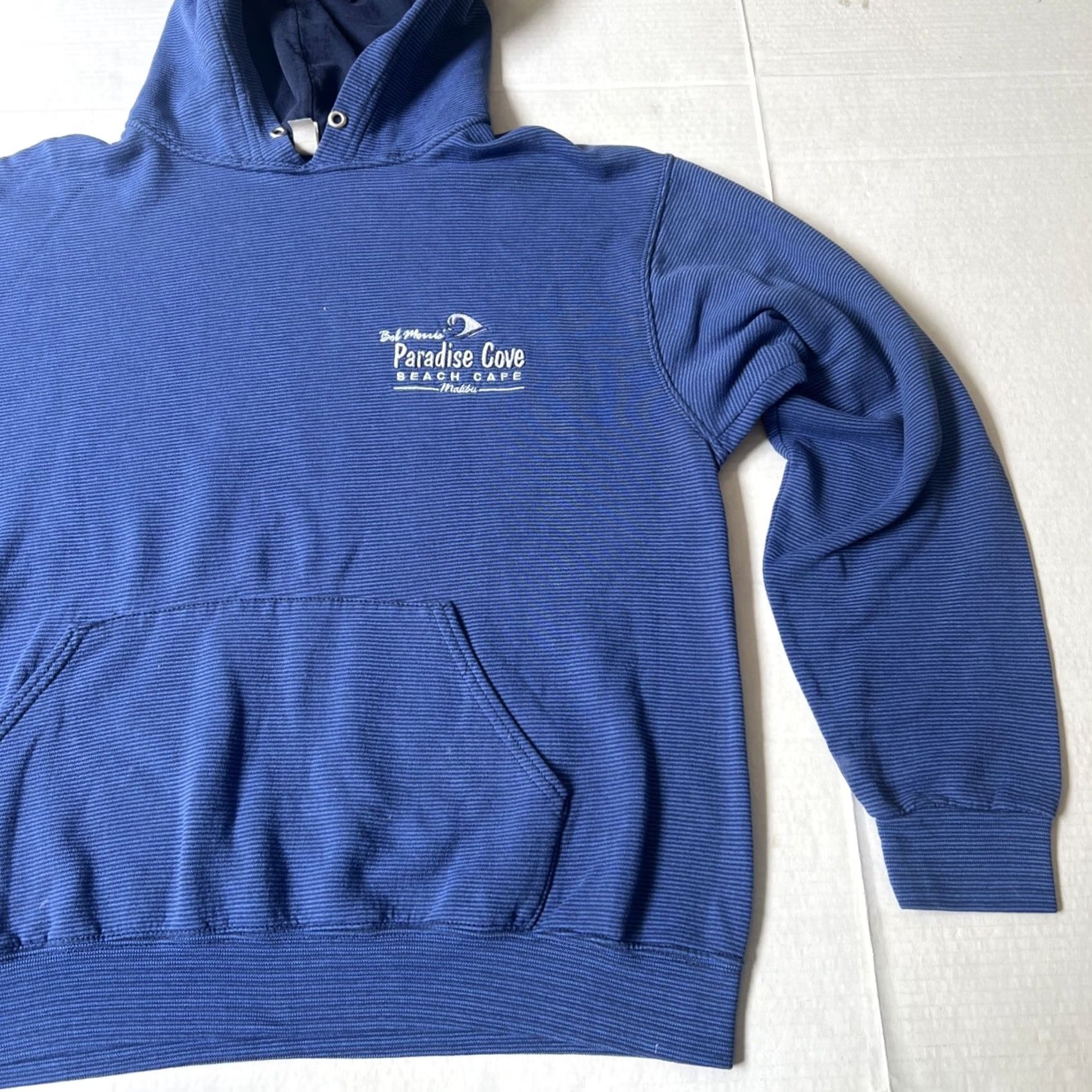 Fruit Of The Loom VINTAGE Bob Morris’s Paradise Cove Beach Cafe Malibu Crew 1998-2018 Hoodie Medium Vtg. Size US M / EU 48-50 / 2 - 3 Thumbnail