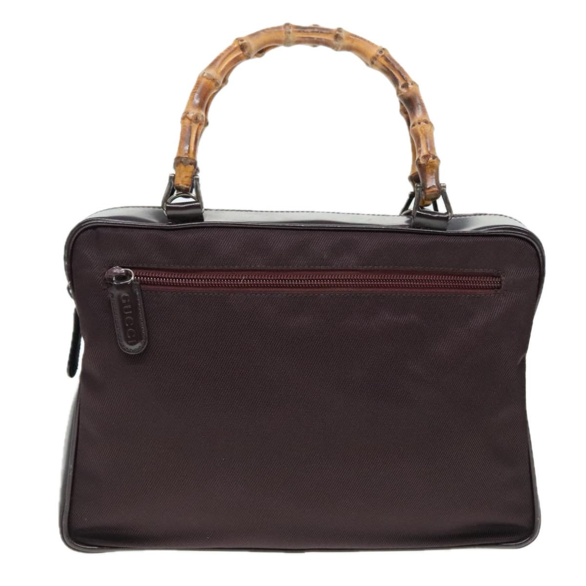 Gucci Bamboo Brown Synthetic Handbag (Pre-Owned) Size ONE SIZE - 1 Thumbnail