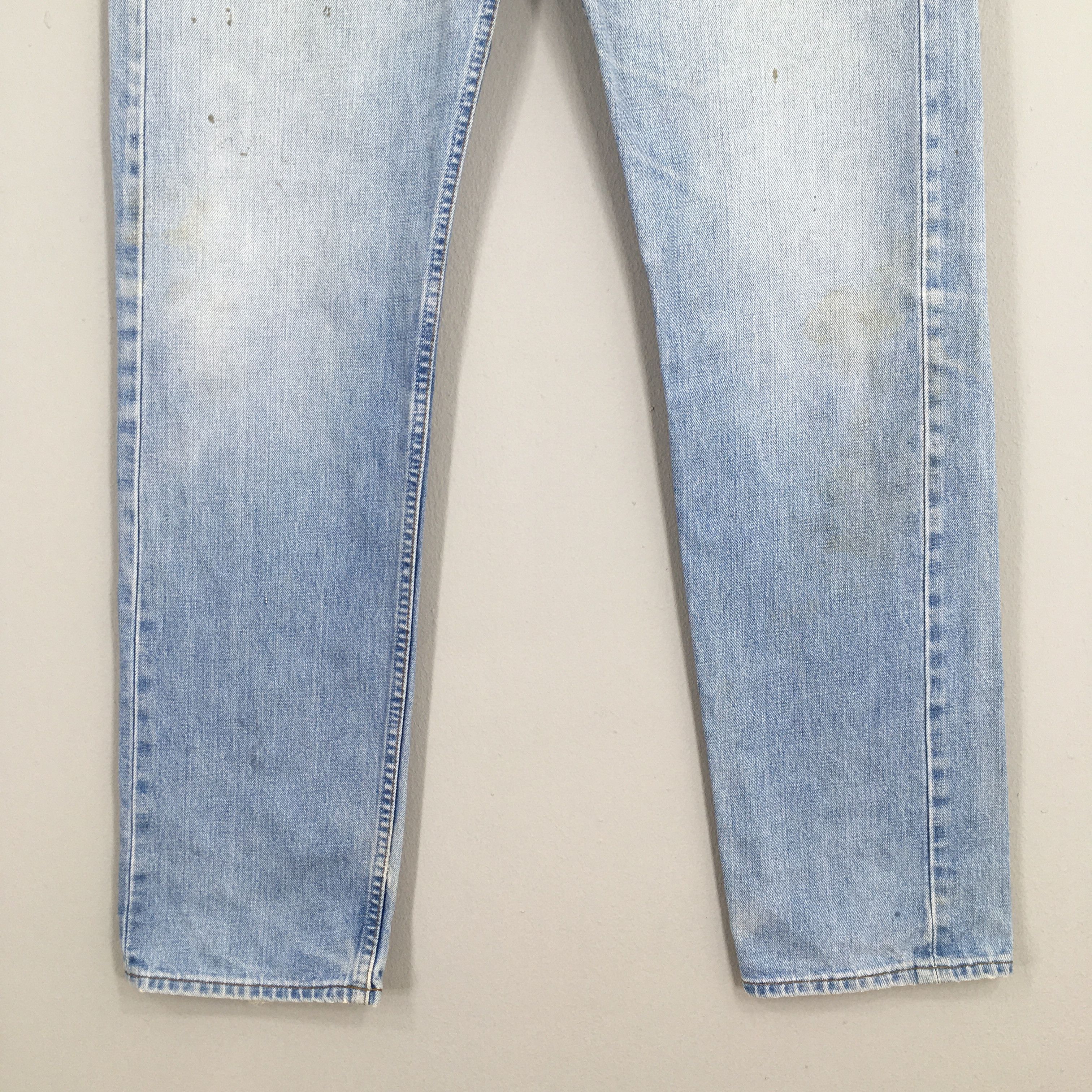 Levi's Size 31x33 Vintage 80s Levi's 501 Faded Blue Jeans S186 Size US 31 - 4 Thumbnail