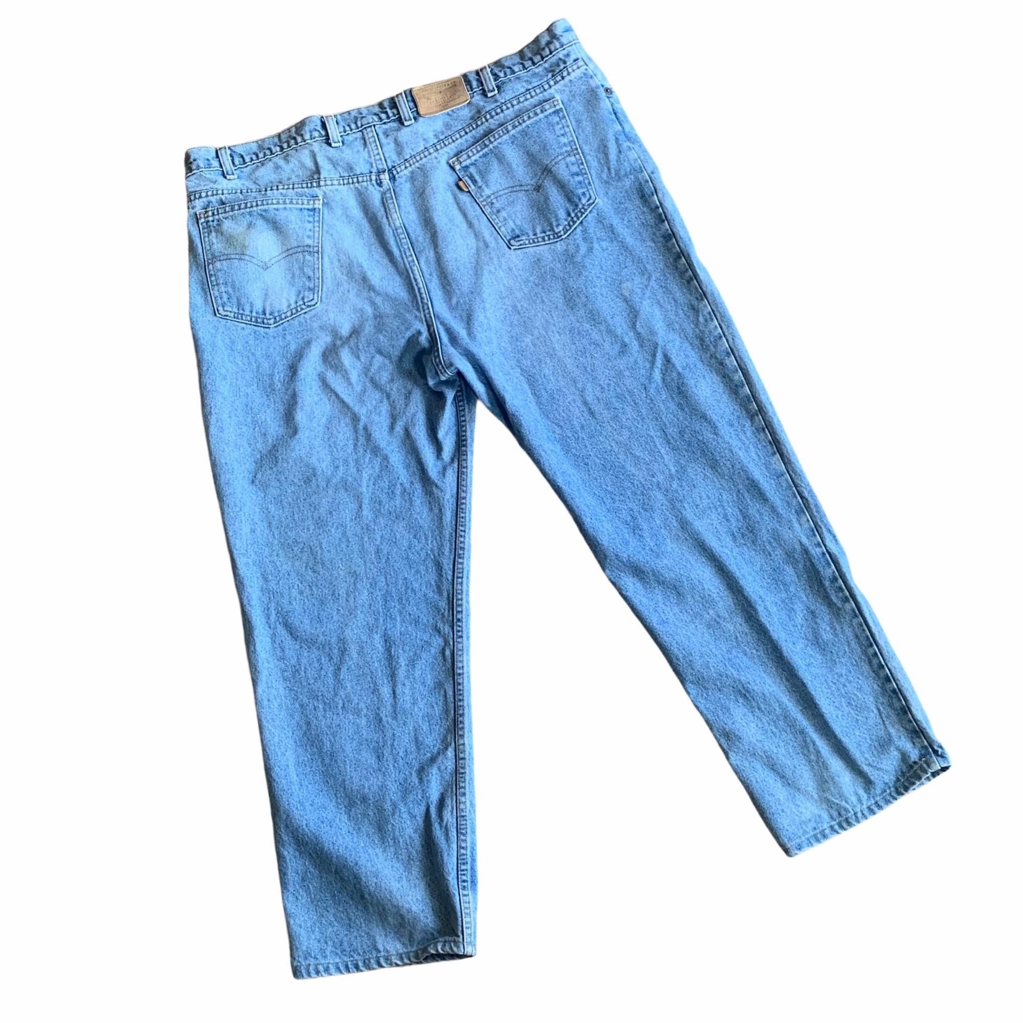 Levi's Vintage Levi's 540 Leather Tab USA Light Wash Denim Jeans Size US 44 / EU 60 - 10 Thumbnail