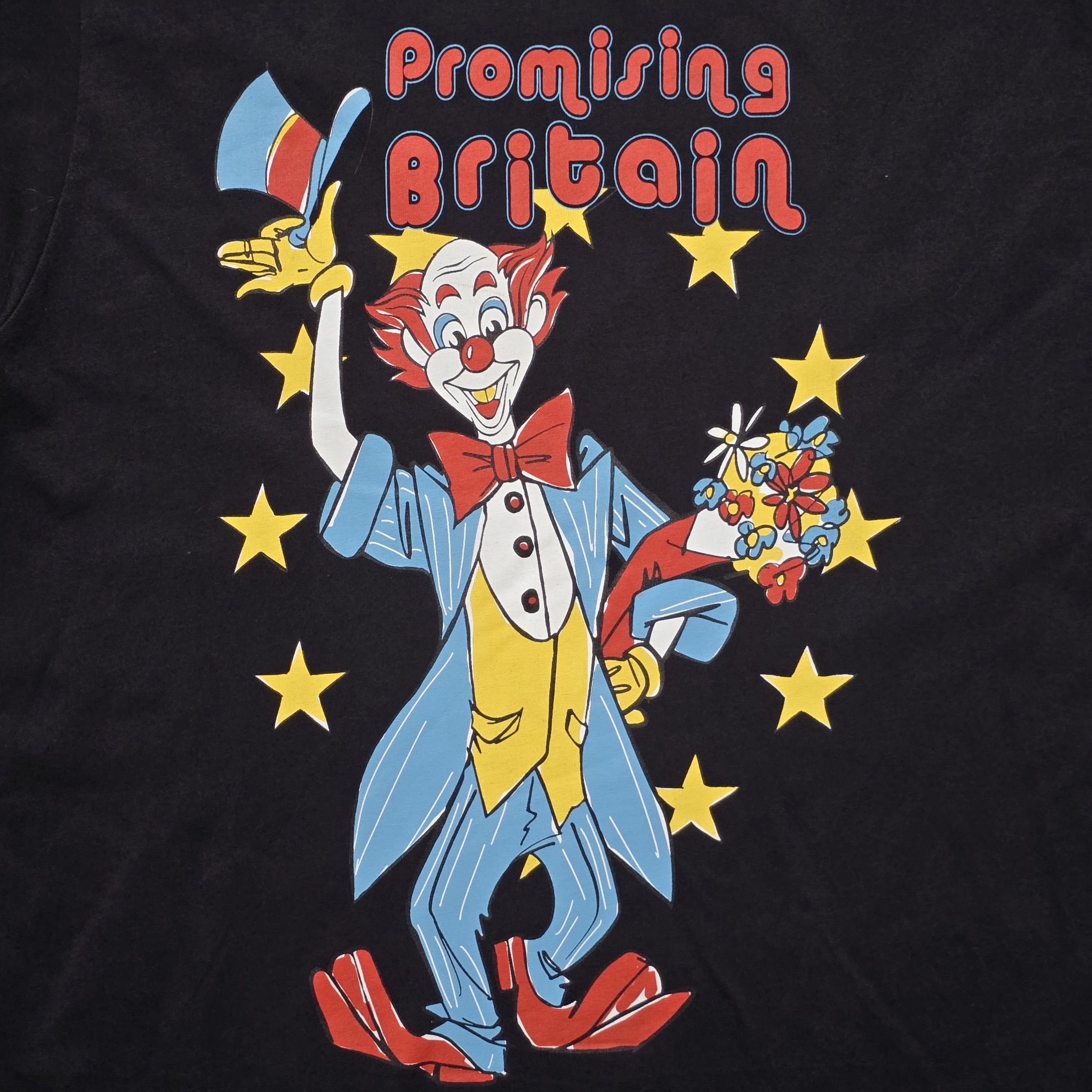 Martine Rose Martin Rose - Promising Britain Clown Art Print T-Shirt Size US L / EU 52-54 / 3 - 3 Thumbnail