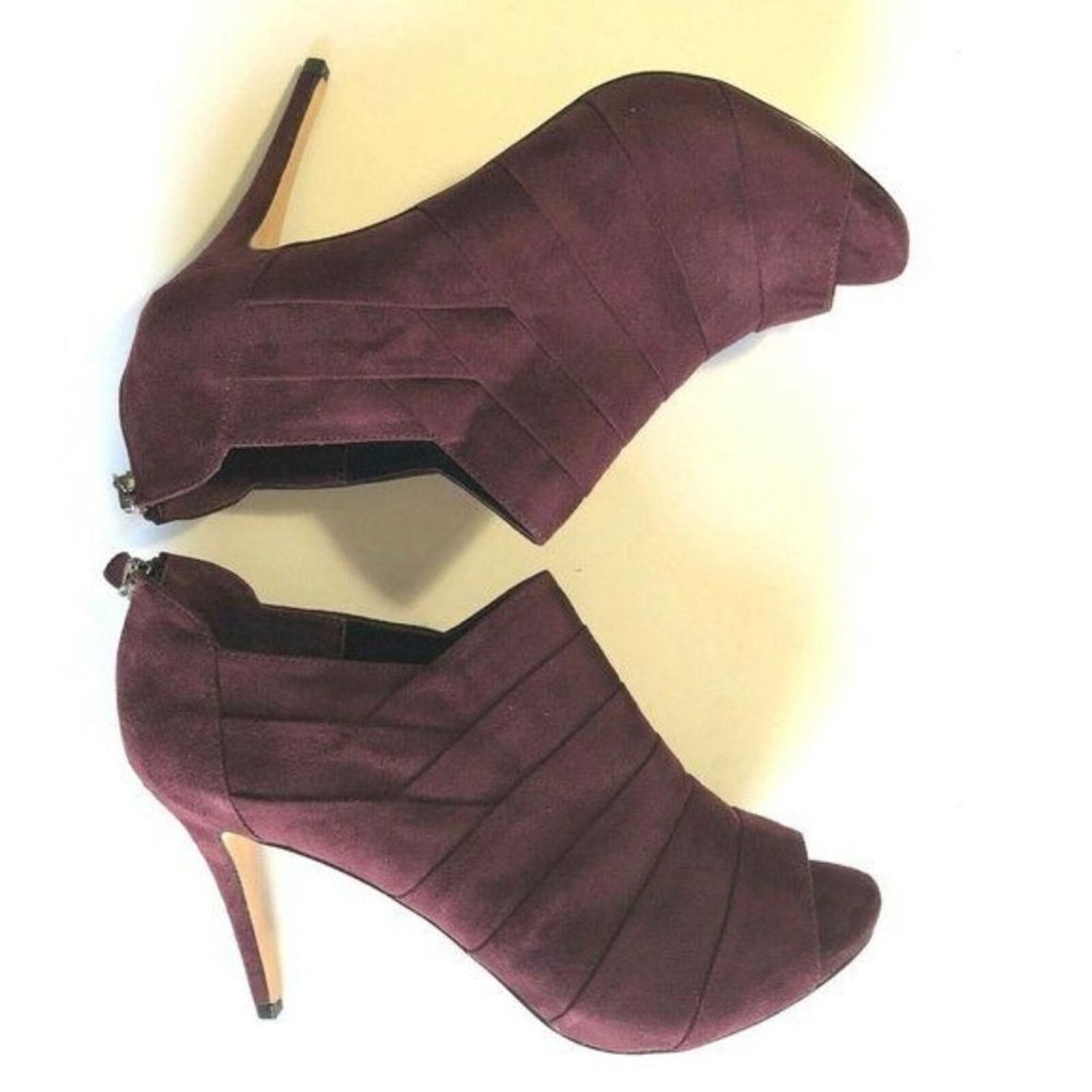 Saks Fifth Avenue Saks 5th Ave Shoes Women 11 M Sueded Heel Booties Ankle Size US 11 / IT 41 - 5 Thumbnail