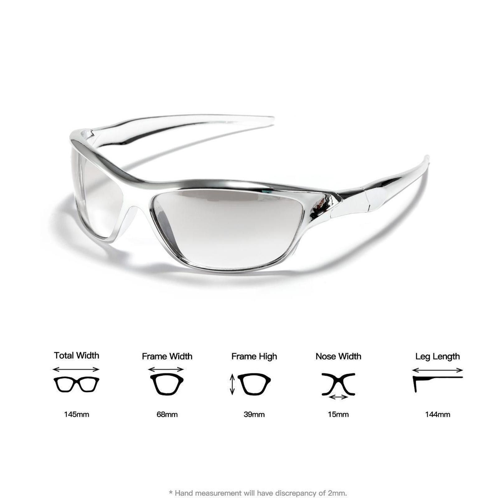 Japanese Brand Vtg Y2k Avant Garde Futuristic Transparent Grey Sunglasses Size ONE SIZE - 8 Thumbnail