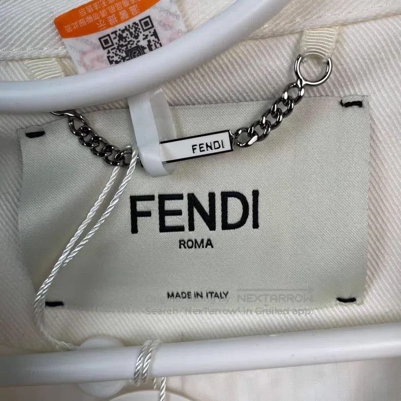 Fendi Fendi White Jacket Size XS / US 0-2 / IT 36-38 - 3 Thumbnail