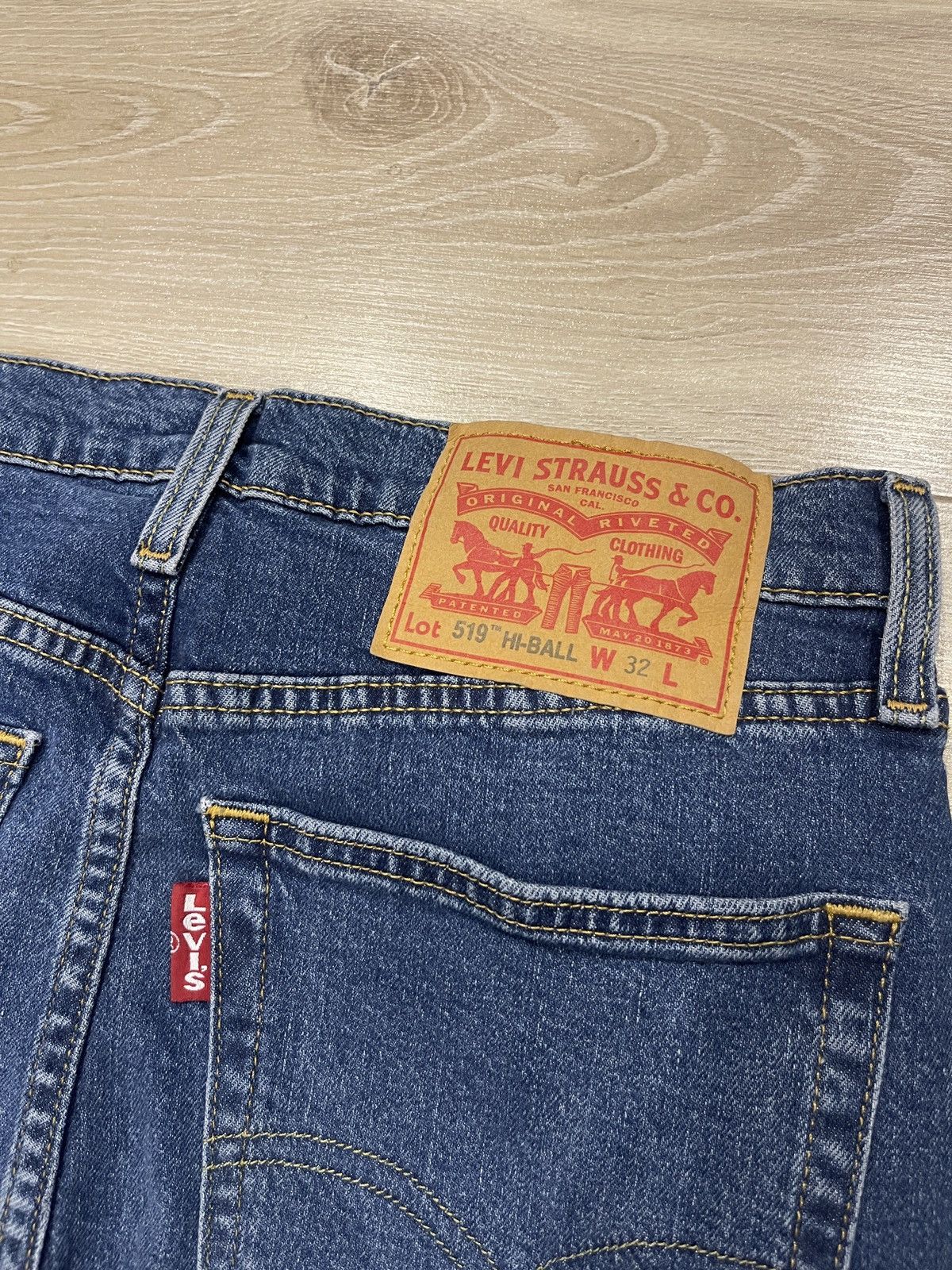 Levi's Levis lot 519 hi-ball mens jeans W32 Size US 32 / EU 48 - 5 Thumbnail