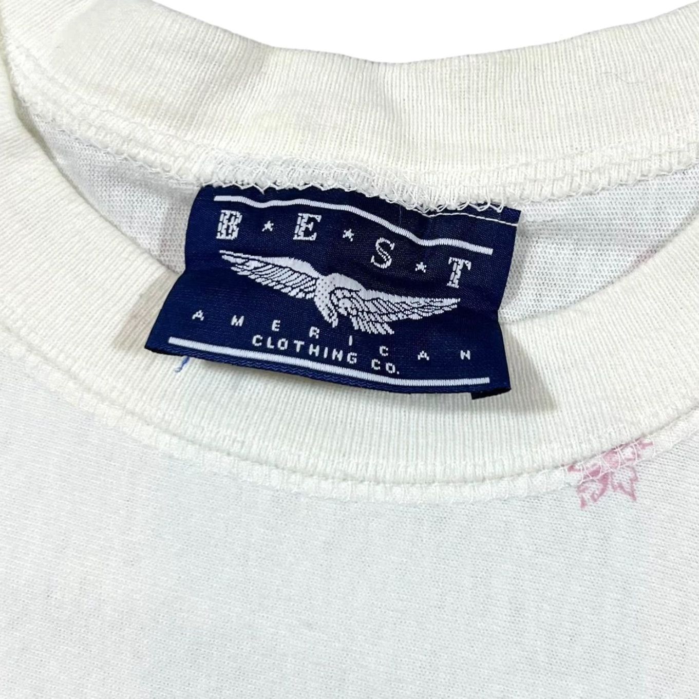 Vintage VINTAGE BEST AMERICAN CLOTHING CO. T-Shirt Floral All-Over Print 90s White Women L Shirt Mens Womens Girls Size L / US 10 / IT 46 - 3 Thumbnail