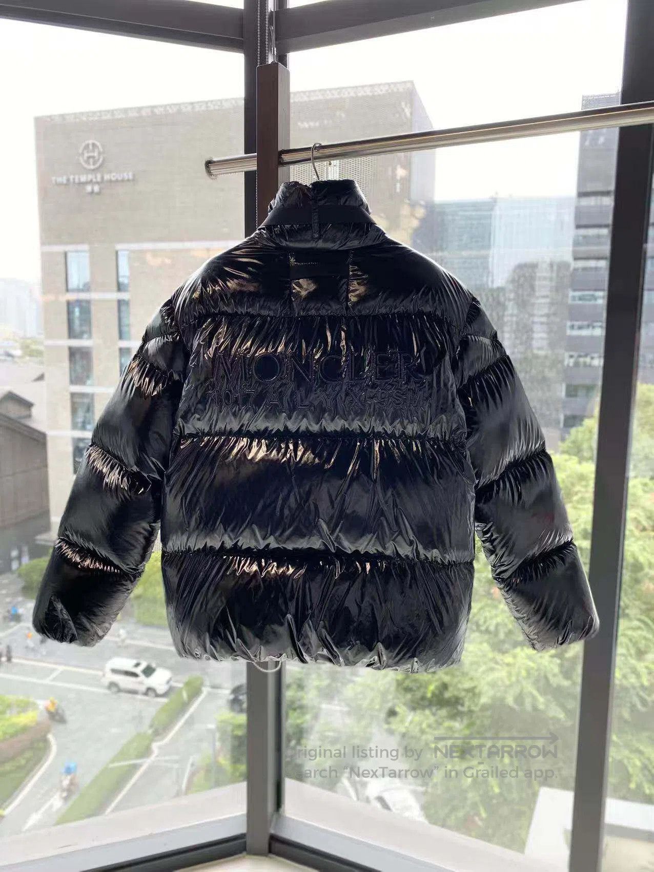 Moncler Moncler Size 1 Co-branded Mahoganus black glossy down jacke Size S / US 4 / IT 40 - 3 Thumbnail