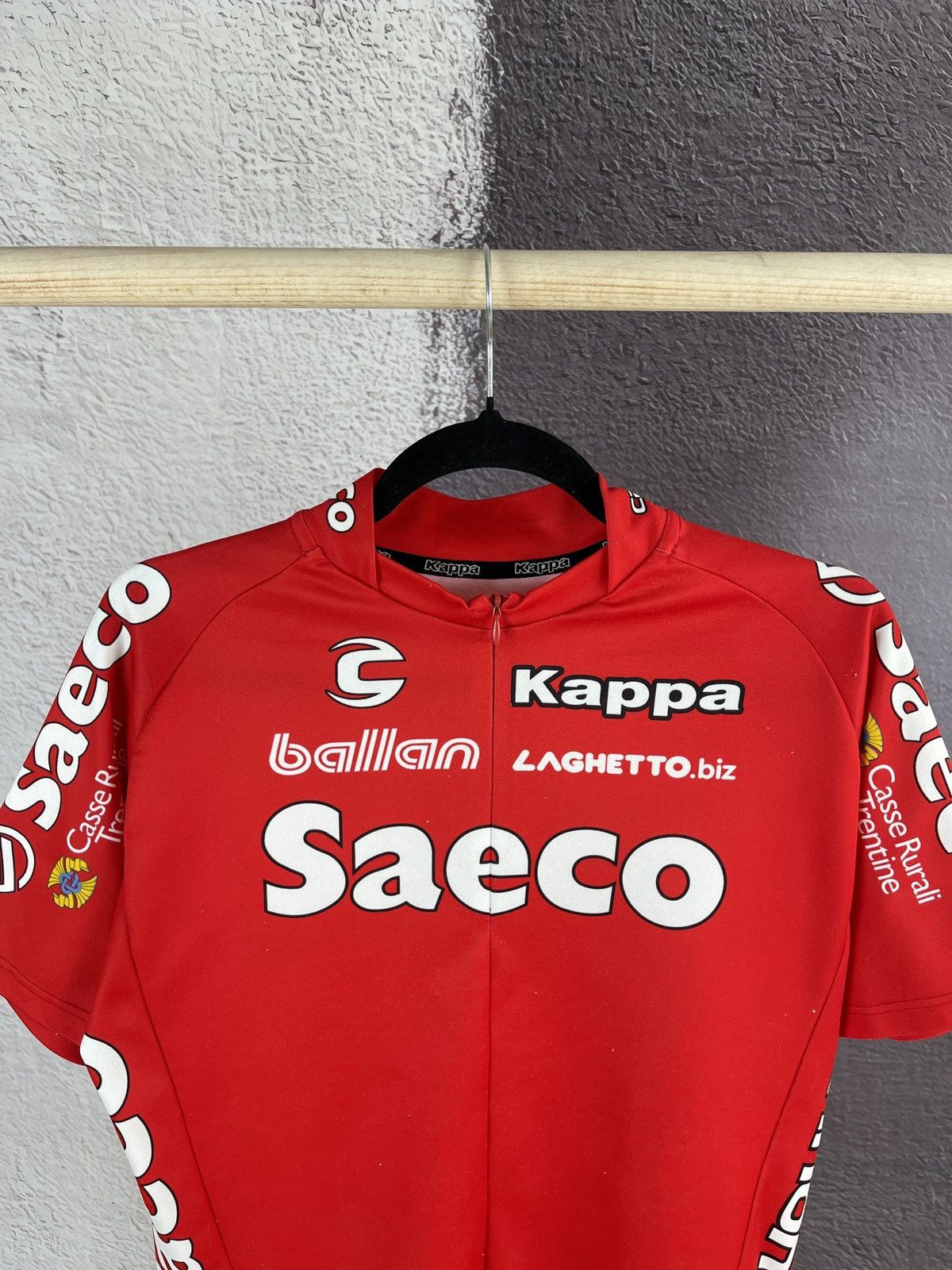 Kappa SAECO CANNONDALE KAPPA CYCLING SHIRT JERSEY MAGLIA TRIKOT Size US XL / EU 56 / 4 - 3 Thumbnail