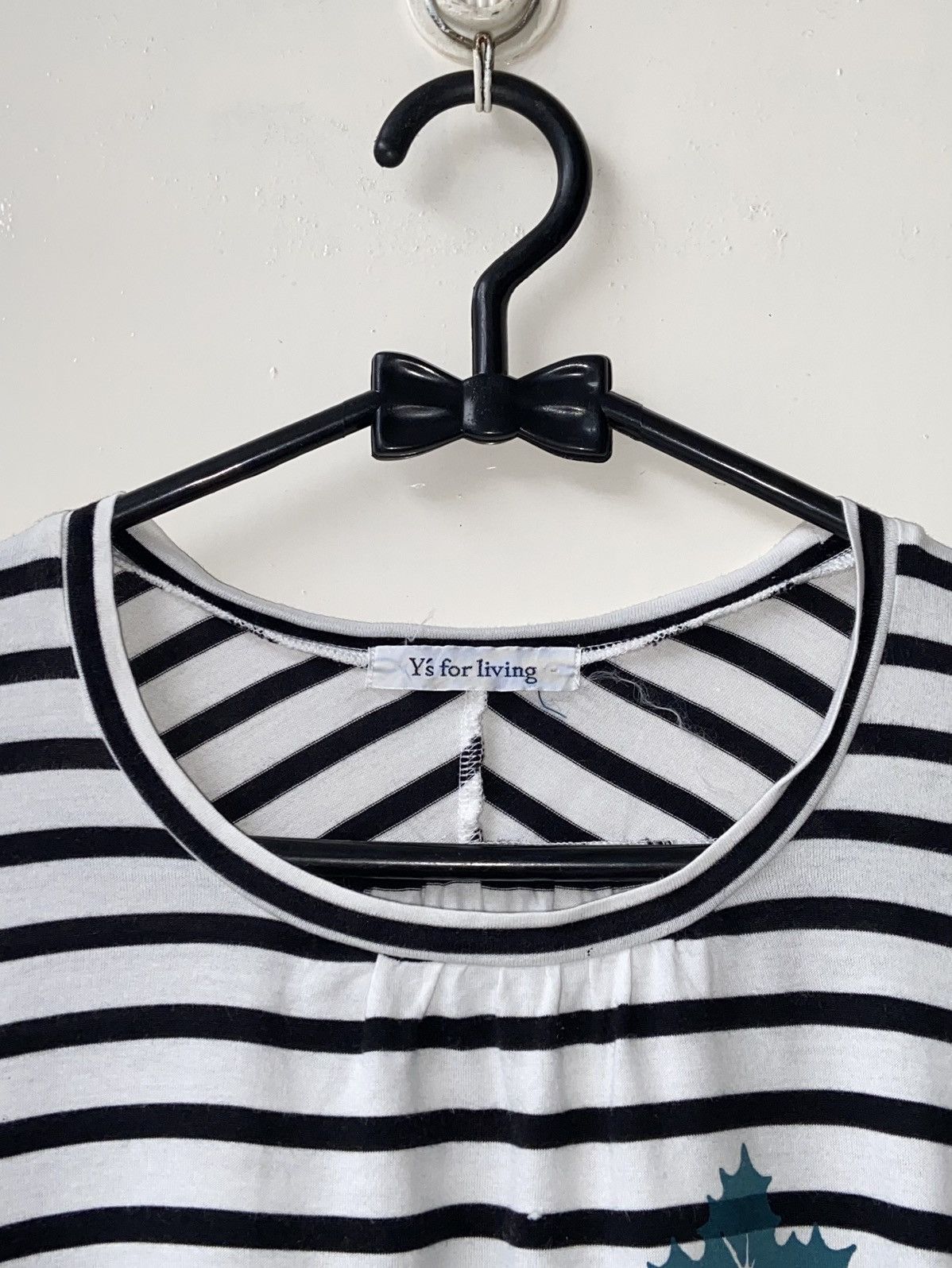 Y's × Yohji Yamamoto Y’S FOR LIVING Striped T-shirt Size US S / EU 44-46 / 1 - 5 Thumbnail