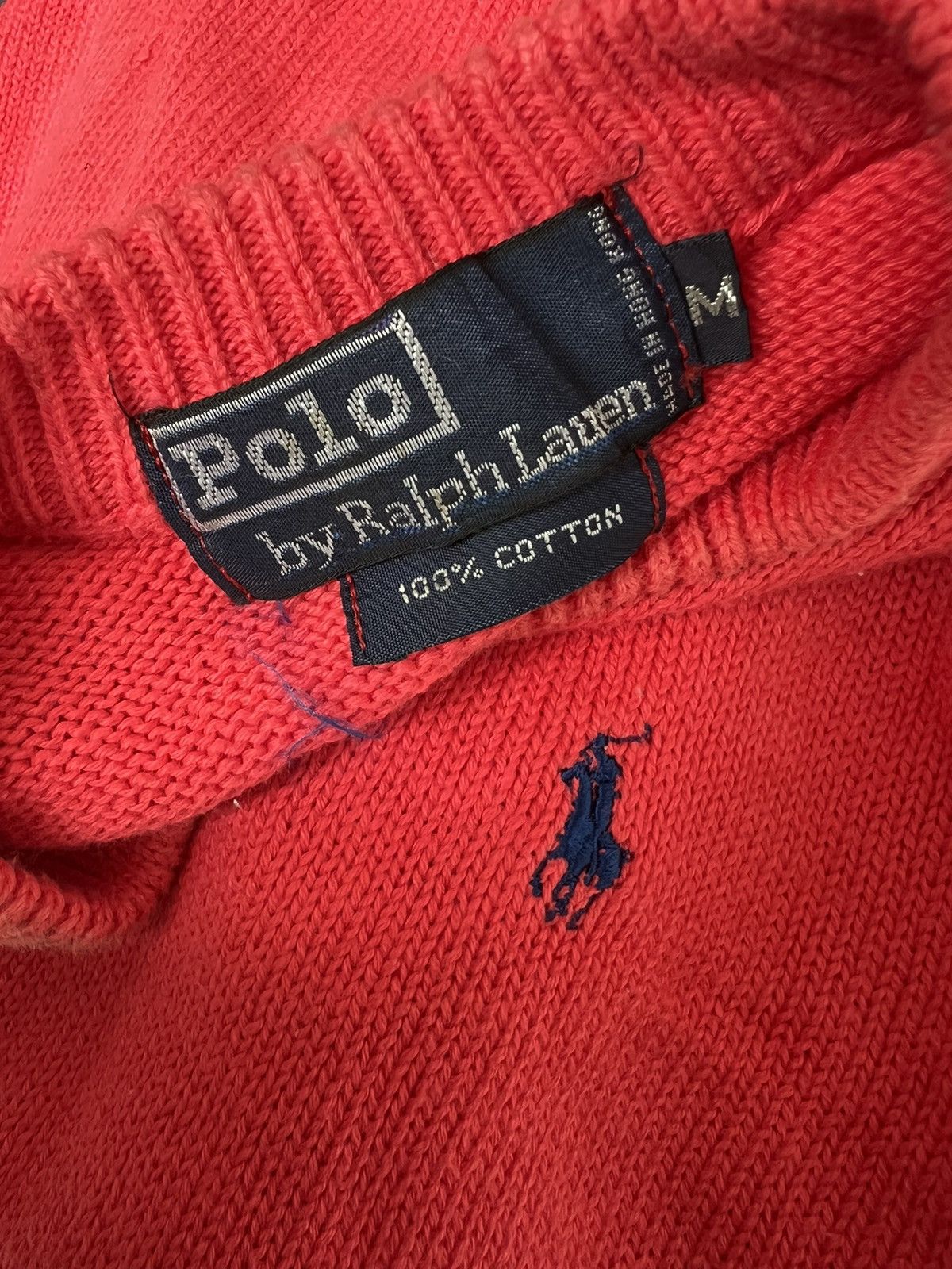 Lo Life × Polo Ralph Lauren × Vintage Y2K Polo Ralph Lauren Small Pony Logo Aran Knitwear Sweater Size US M / EU 48-50 / 2 - 5 Thumbnail