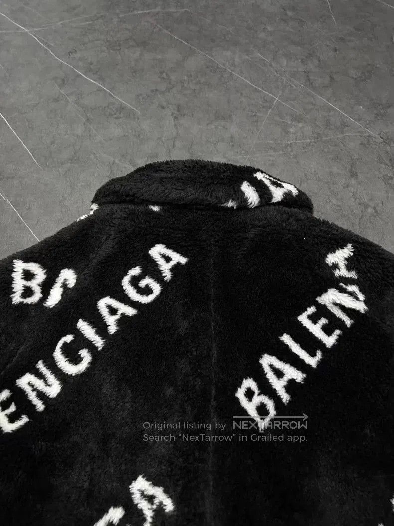 Balenciaga Balenciaga Logo Print Teddy Coat. Size US S / EU 44-46 / 1 - 5 Thumbnail