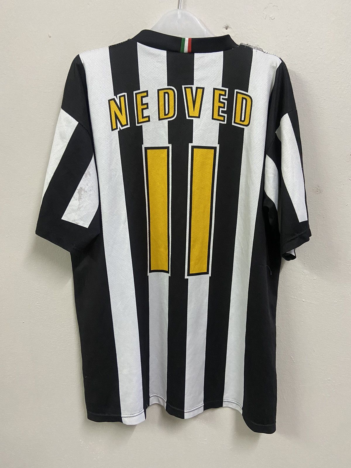 Vintage Distressed Italy jerseys Nedved 11 Size US L / EU 52-54 / 3 - 12 Thumbnail