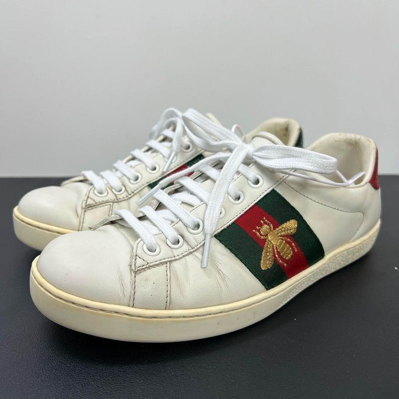 Gucci Gucci Ace Leather Fashion Sneakers for Men -2508 Size US 8.5 / EU 41-42 - 1 Thumbnail