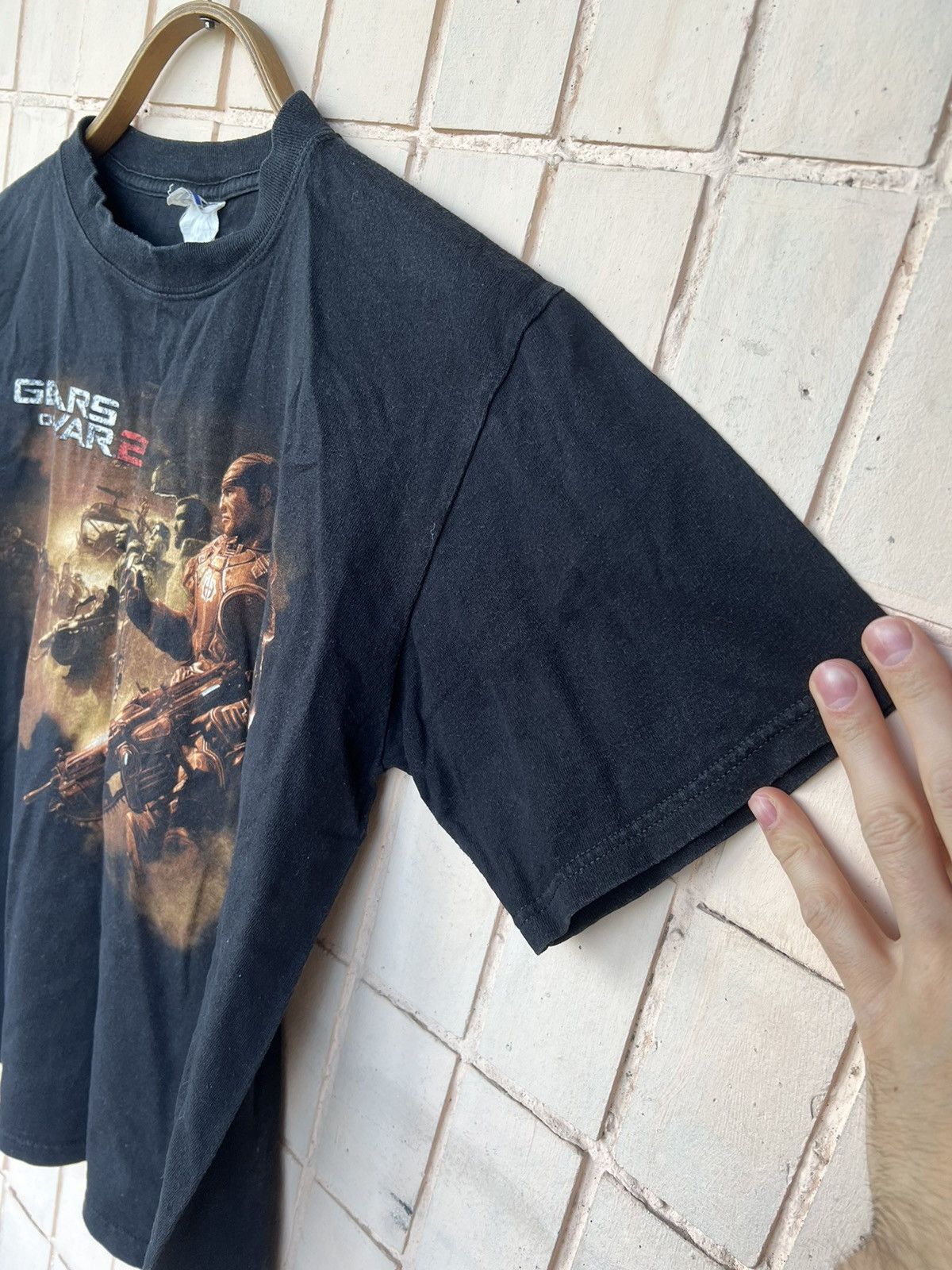 Vintage Vintage y2k 00s gears of war 2 gow shirt Size US S / EU 44-46 / 1 - 11 Thumbnail