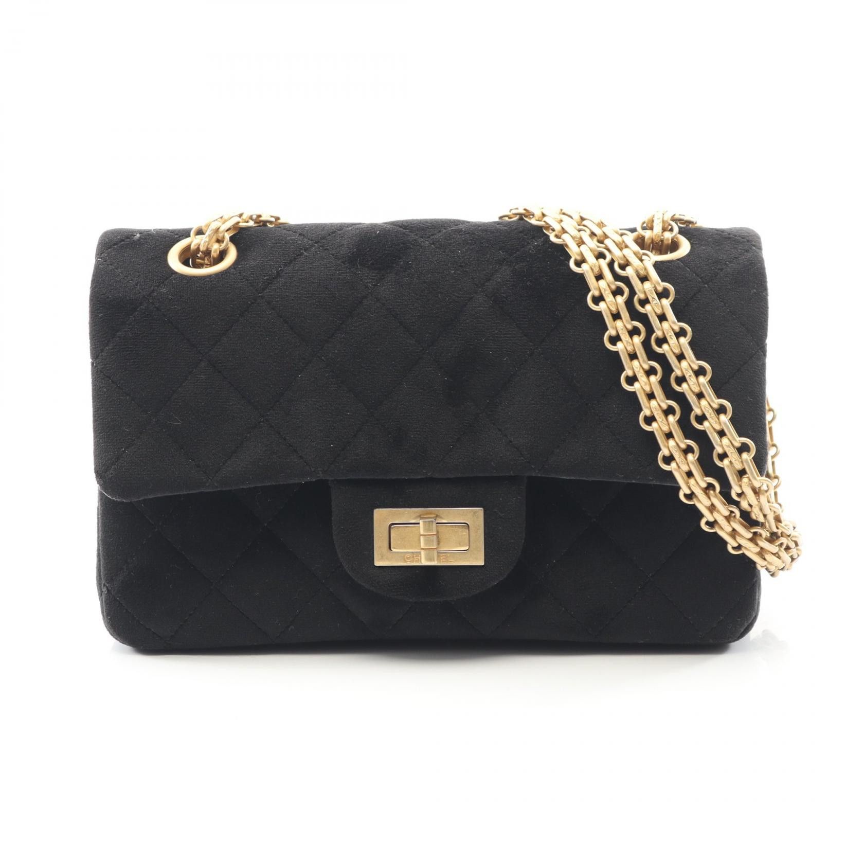 Chanel Chanel Chanel 2.55 Fabric Shoulder Bag Textile Shoulder Bag DUTY FREE for USA Size ONE SIZE - 1 Thumbnail