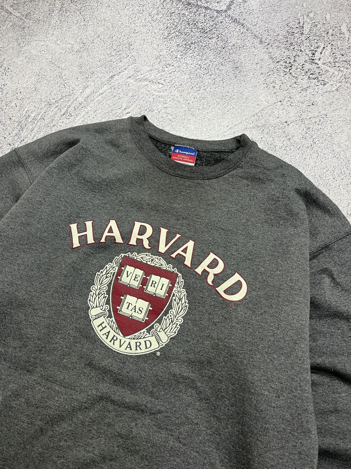 Champion × Vintage Harvard University Champion Vintage 90’s Boxy Sweatshirt Size US L / EU 52-54 / 3 - 5 Thumbnail