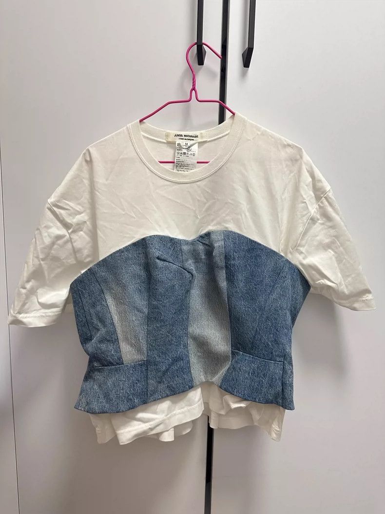 Junya Watanabe Denim Patchwork Short Sleeve