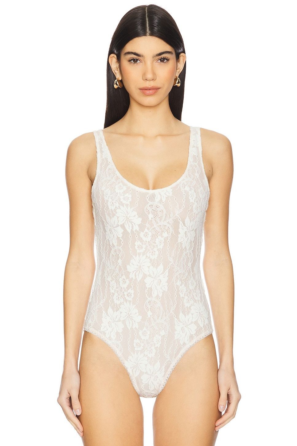 Zimmermann oc11z0825 Lace Bodysuit in Cream Size L / US 10 / IT 46 - 3 Thumbnail
