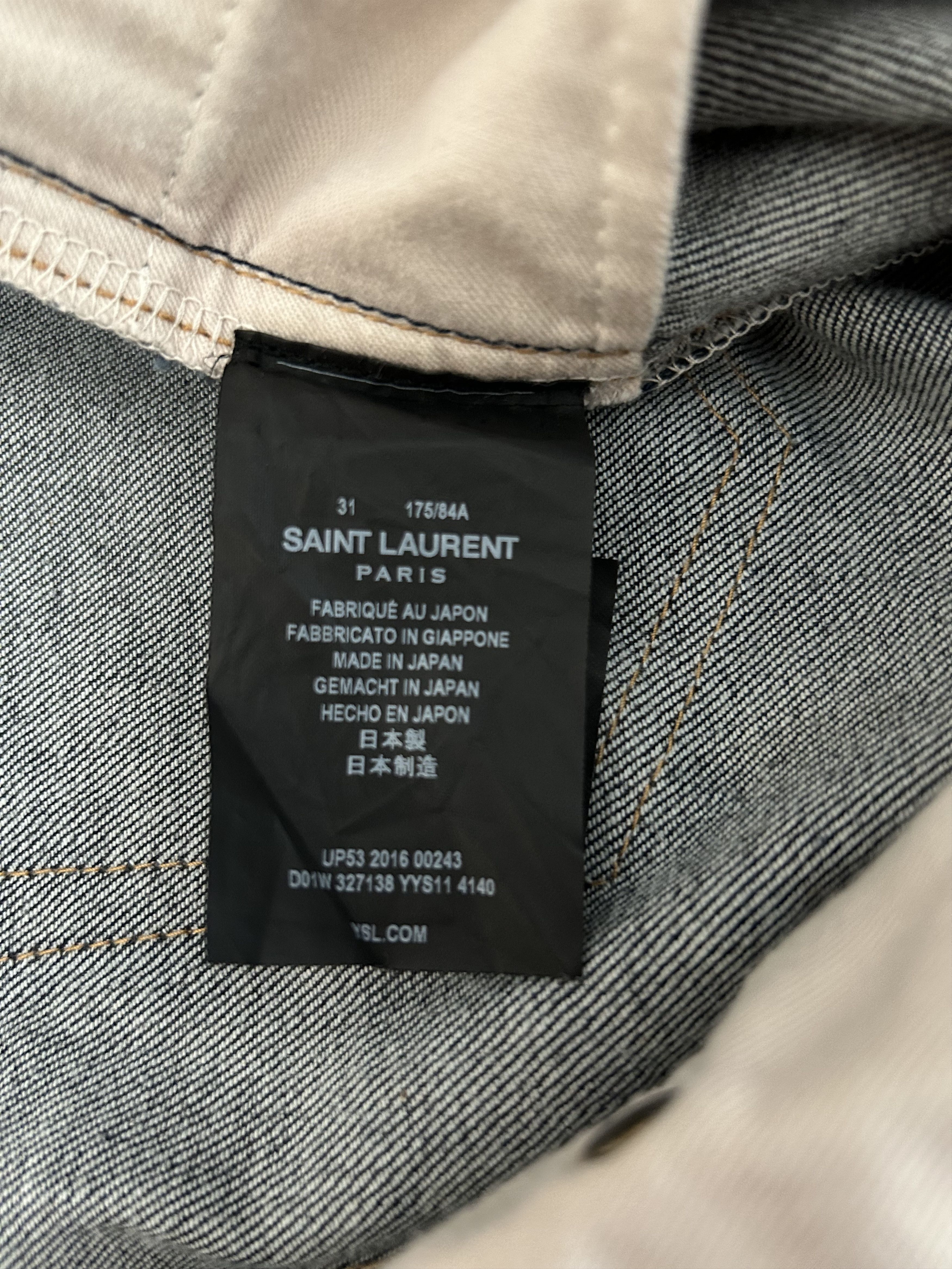 Yves Saint Laurent YSL Jeans Size US 31 - 4 Thumbnail