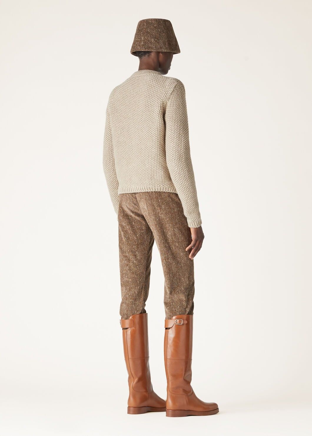 Loro Piana o1w1db10825 FAO2905 Baranca Cardigan in Beige Size L / US 10 / IT 46 - 5 Thumbnail
