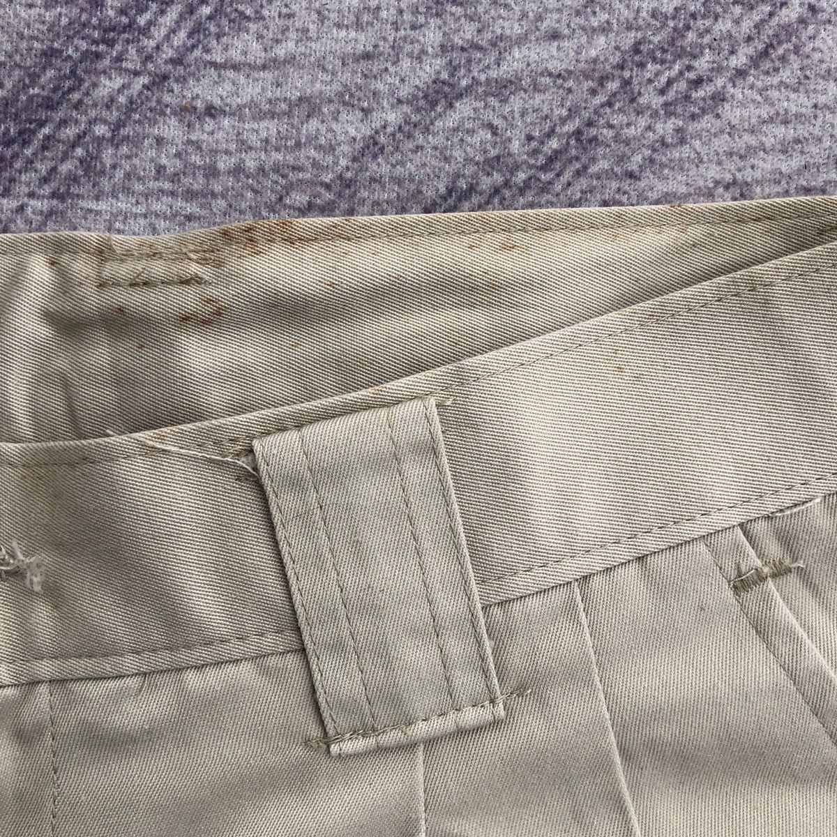 Vintage Japanese brand cargo cream 6 pocket Pants Size US 27 - 6 Thumbnail