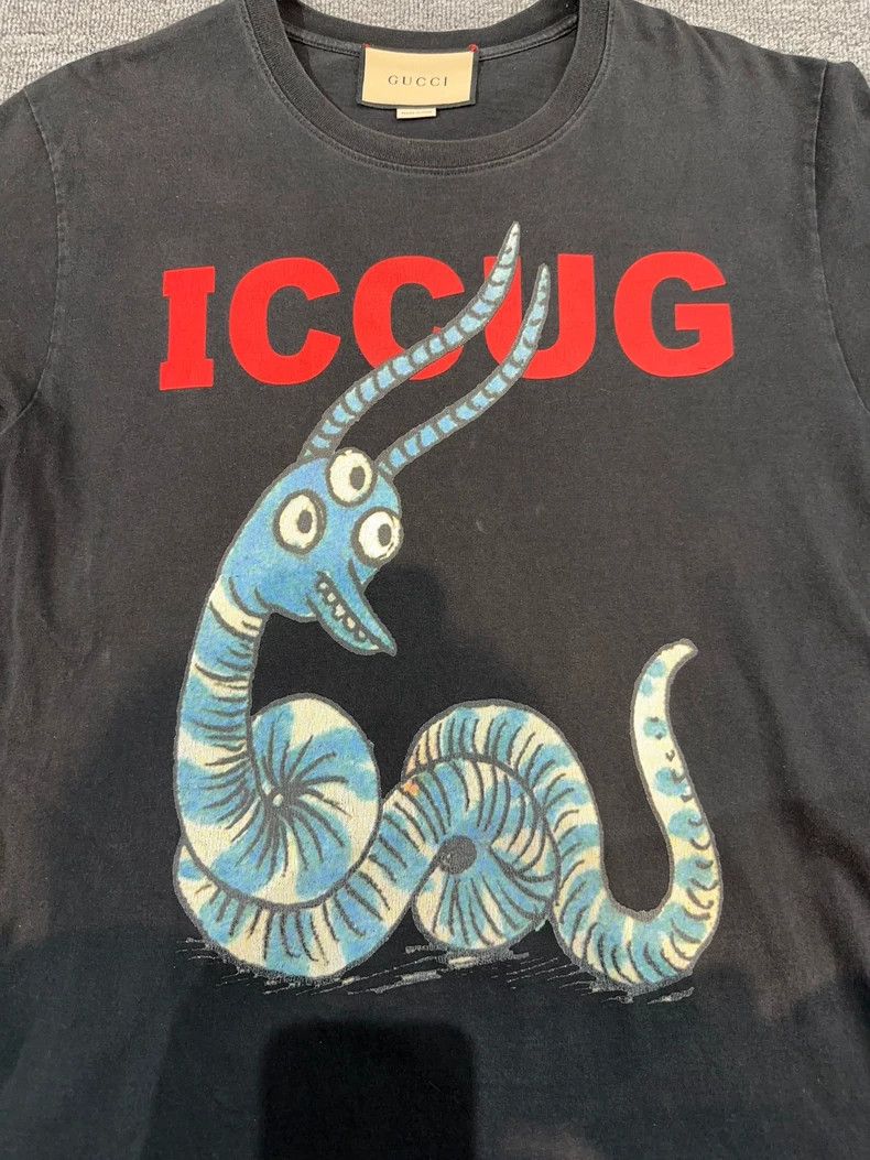 Gucci Gucci Three-eyed snake and worm short sleeves 2502-Nextarro Size US XS / EU 42 / 0 - 3 Thumbnail