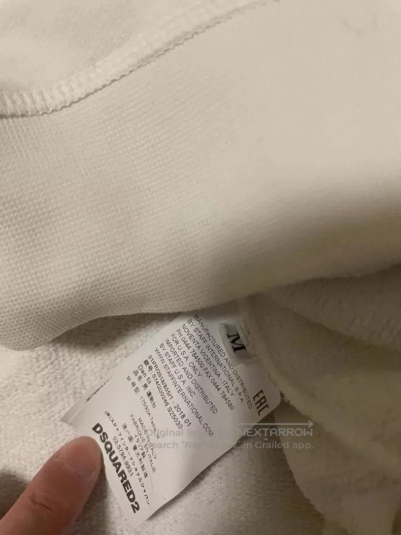 Dsquared2 Dsquared2 White Bad Scouts Sweatshirt. Size US M / EU 48-50 / 2 - 5 Thumbnail
