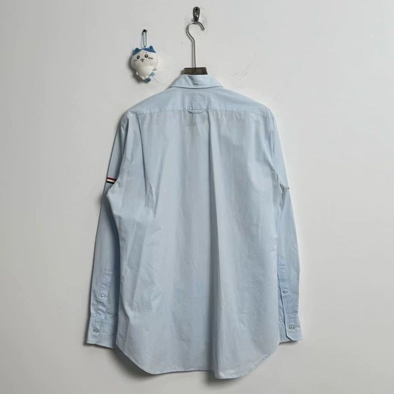 Thom Browne Thom Browne Blue two-sleeved shirt Size US XXL / EU 58 / 5 - 3 Thumbnail