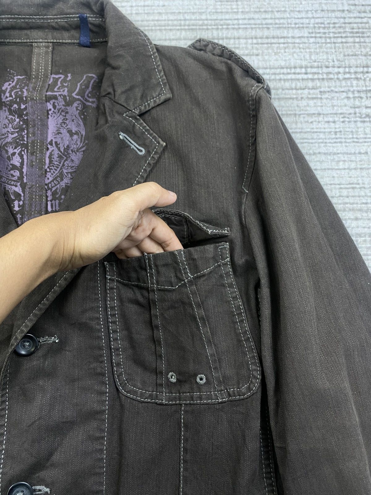 Japanese Brand Vintage BALL Japanese Brand Mulipocket Punk Style Jacket Size US M / EU 48-50 / 2 - 9 Thumbnail