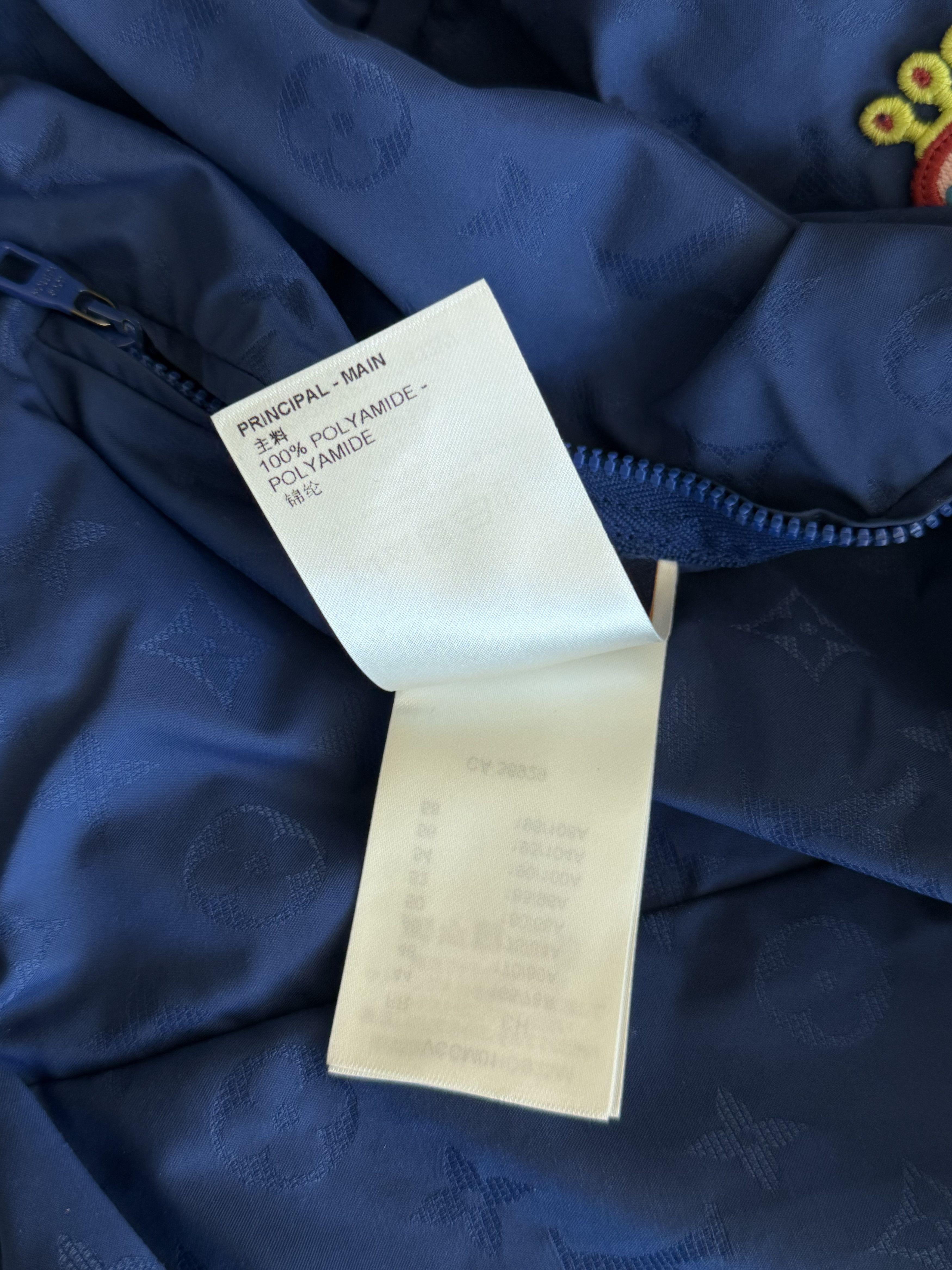 Louis Vuitton Louis Vuitton Yayoi Kusama Blue Monogram Windbreaker Size US XXL / EU 58 / 5 - 5 Thumbnail