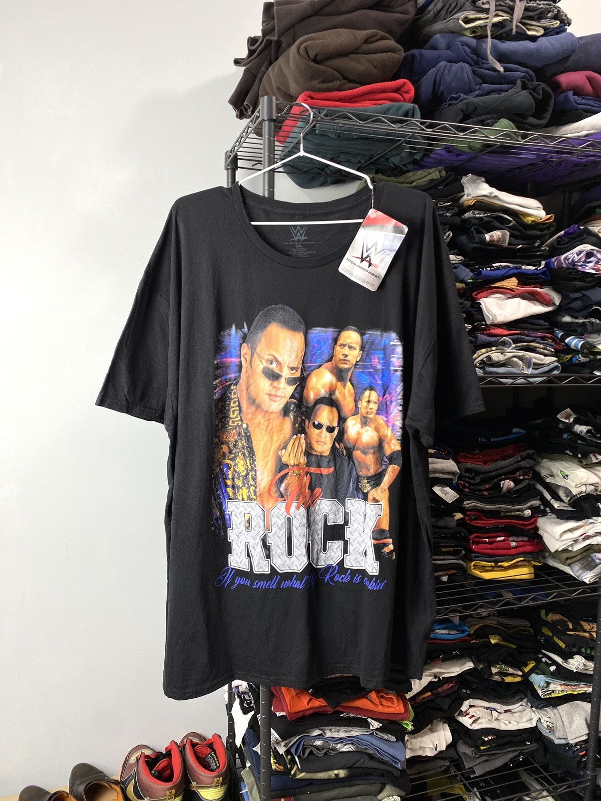 Band Tees Vintage Style The Rock WWE T Shirt Wrestling Hype Size US XXL / EU 58 / 5 - 1 Thumbnail