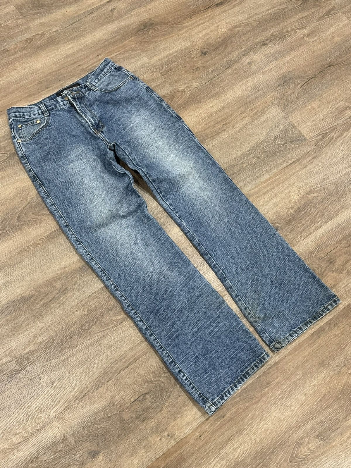 Vintage Vintage Y2K Bootcut Faded Blue Denim Jeans Baggy Wash Size US 32 / EU 48 - 3 Thumbnail