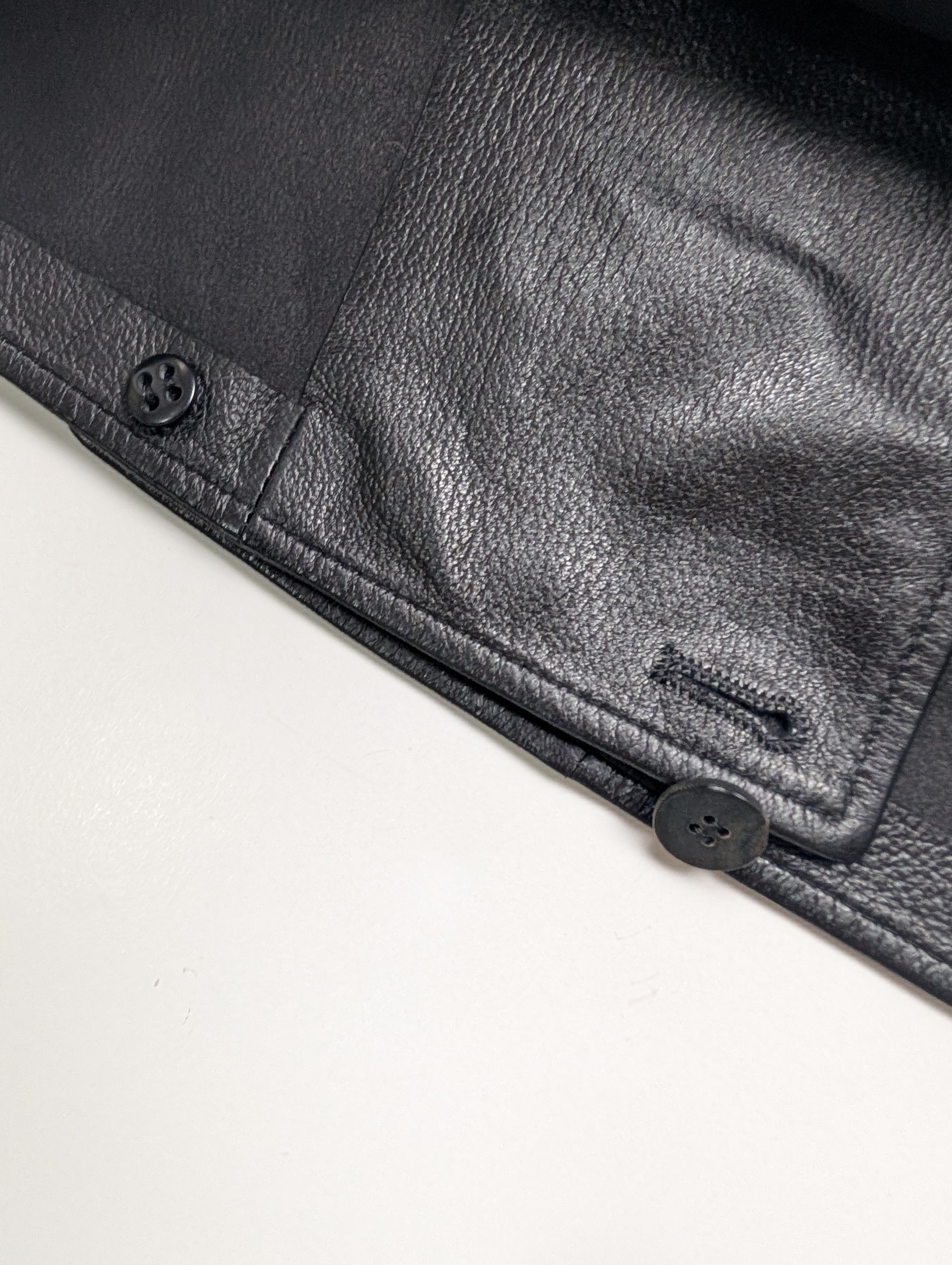 Dior Christian Dior Black Lamb Leather Vest Size XS / US 0-2 / IT 36-38 - 4 Thumbnail