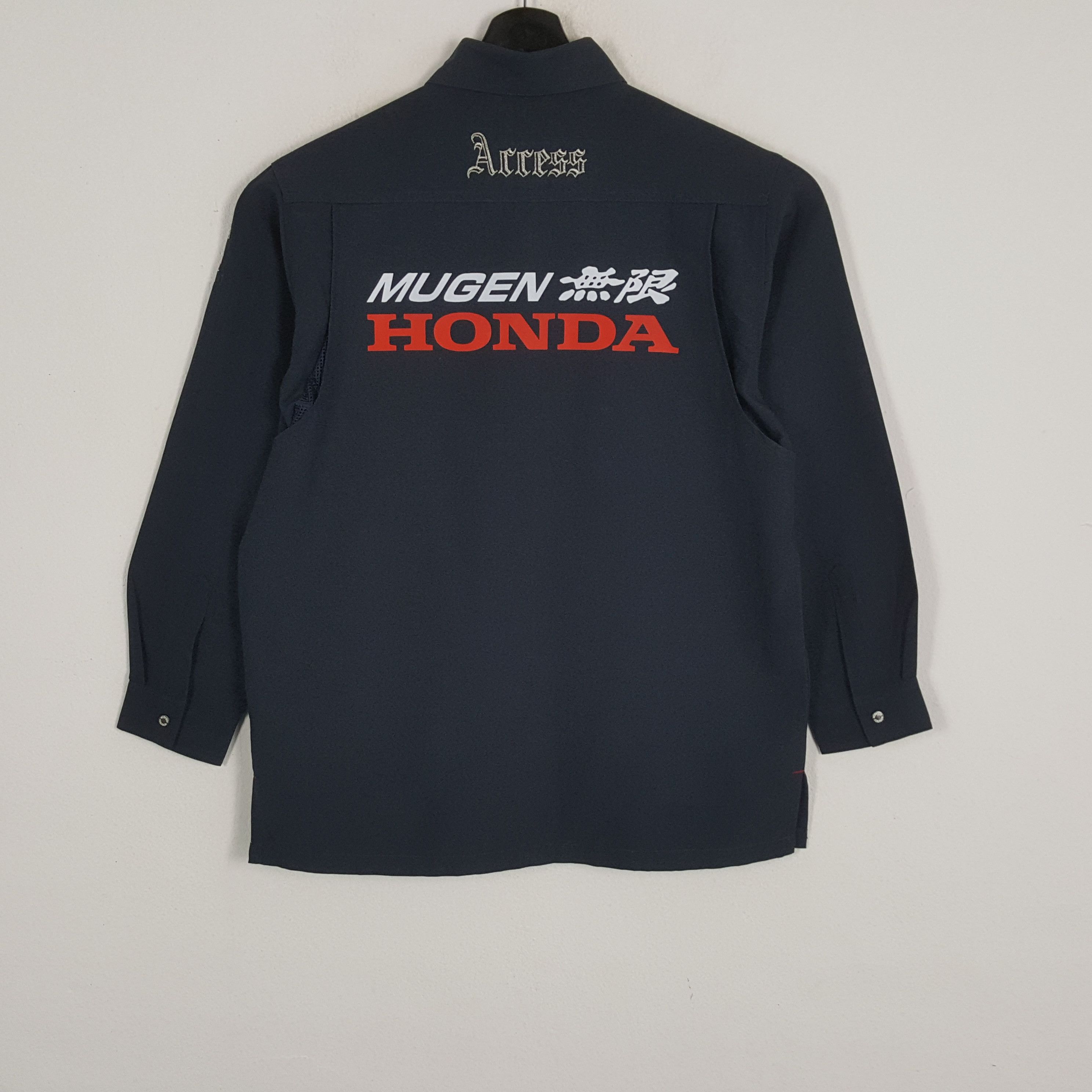 Japanese Brand × Vintage MUGEN HONDA Japanese Motorsports Custom Art Shirt Size US M / EU 48-50 / 2 - 1 Thumbnail