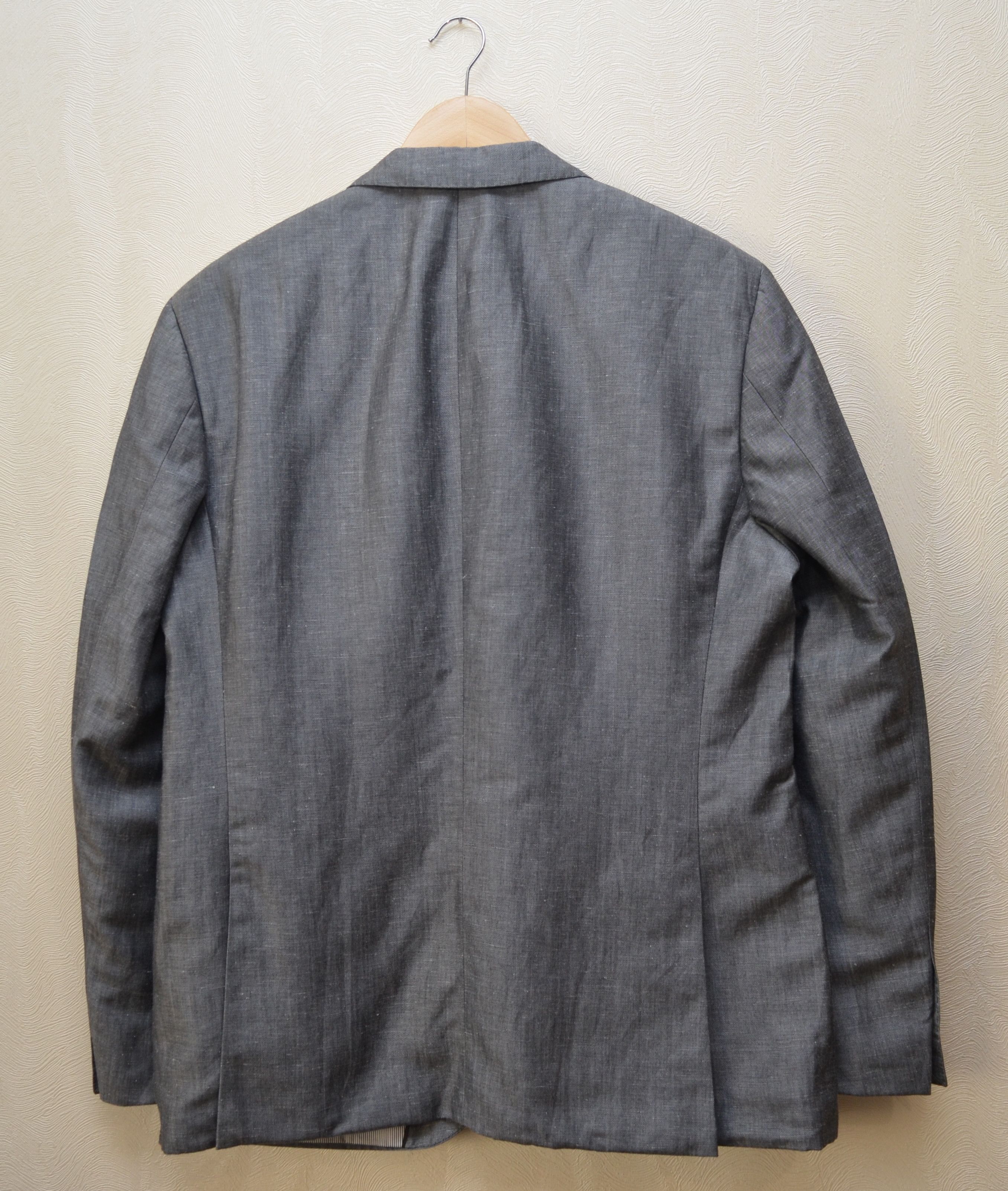 Hugo Boss HUGO BOSS Colombo Wool/Linen Grey Blazer Size EU52 US42 Size 42R - 6 Thumbnail