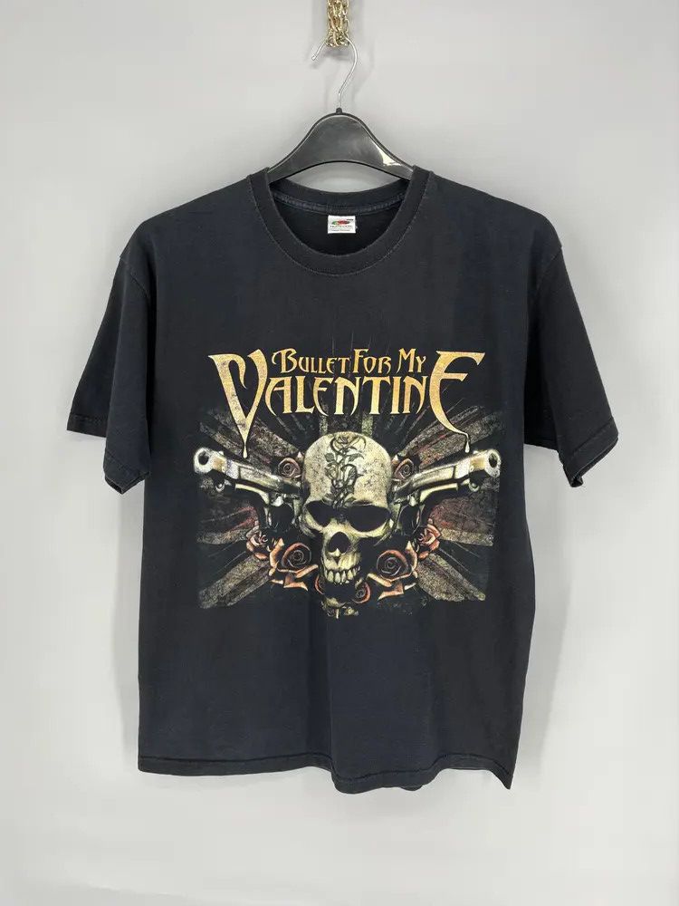 Band Tees × Vintage Vintage y2k bullet for my valentine band tshirt Size US L / EU 52-54 / 3 - 1 Thumbnail