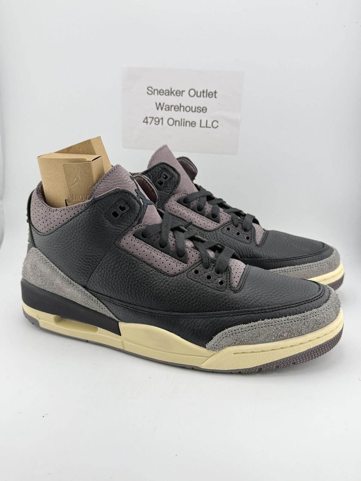 Nike Nike Air Jordan 3 Retro OG SP Black/Flat Pewter 12.5W New Size US 12 / IT 42 - 3 Thumbnail