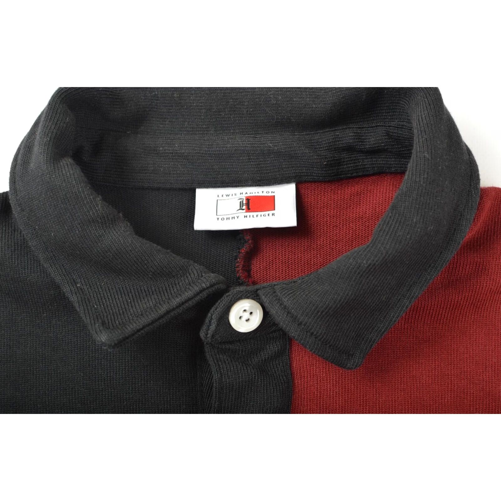 Tommy Hilfiger Tommy Hilfiger Lewis Hamilton Color-Blocked Rugby Polo Shirt XL Men Multicolor Long Sleeve 100% Cotton, MW0MW11413 Size US XL / EU 56 / 4 - 3 Thumbnail