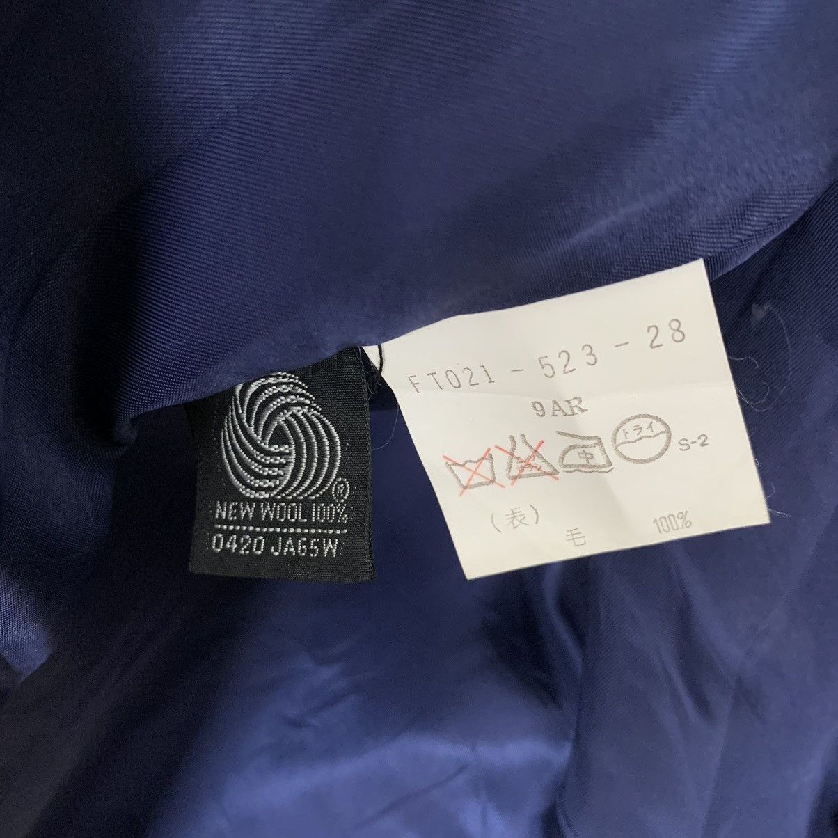 Burberry × Vintage Vintage Burberry Peacoat Wool Coat Size S / US 4 / IT 40 - 17 Thumbnail
