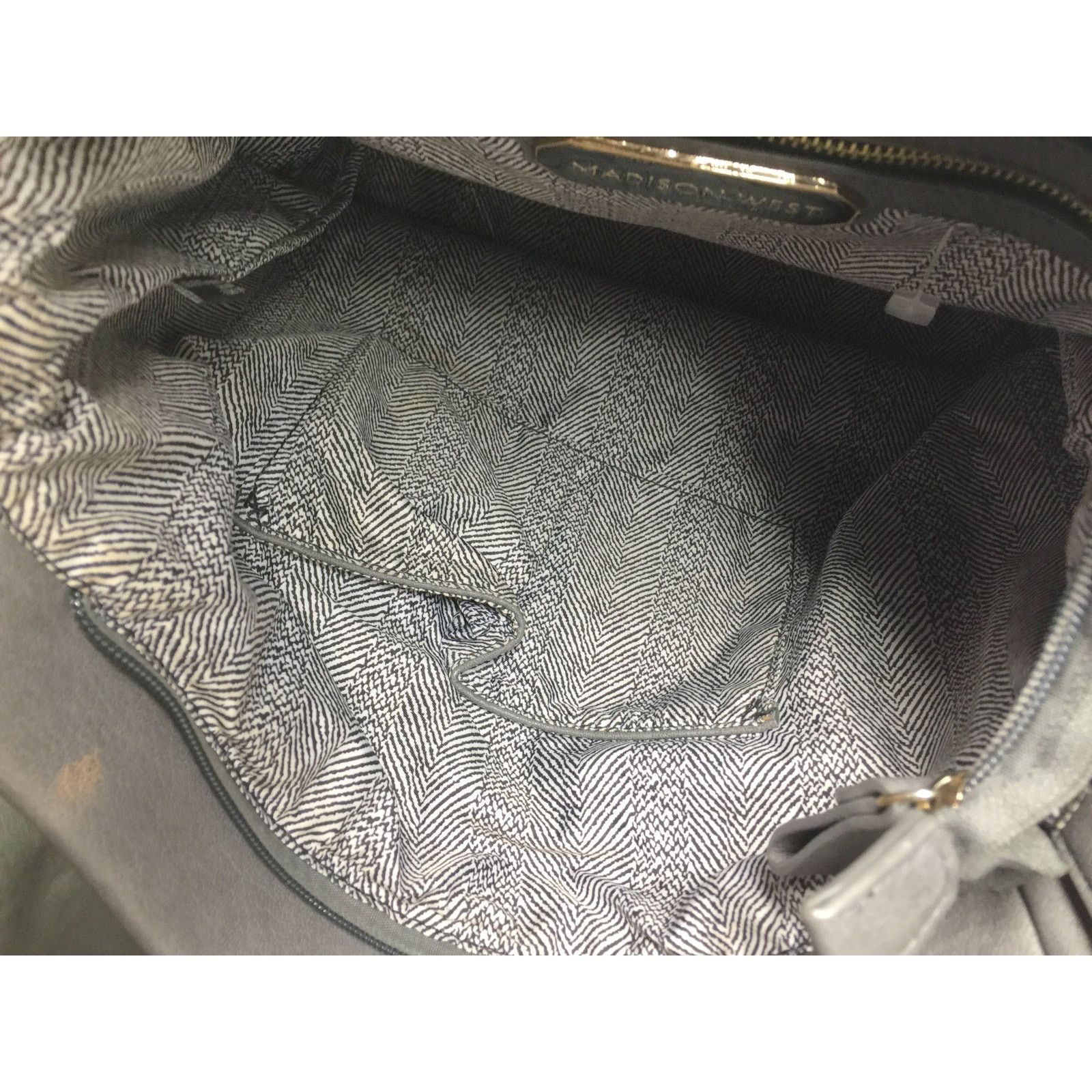 Other Madison West Distressed Gray Hobo Bag Size ONE SIZE - 10 Thumbnail