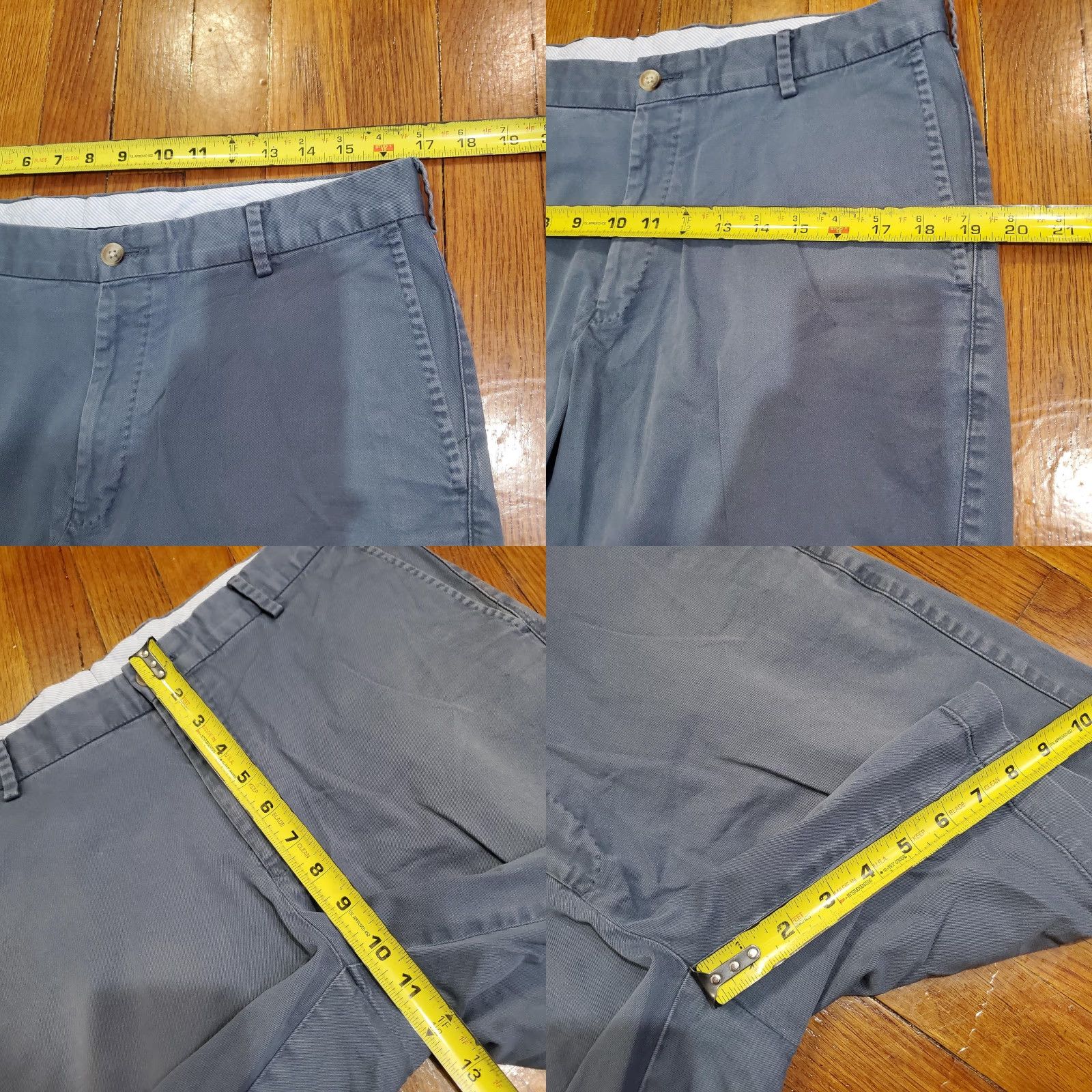 Peter Millar Peter Millar Shorts Mens 34 Blue Chino Flat Front Stretch Casual 10 Inseam Golf Size US 34 / EU 50 - 8 Thumbnail