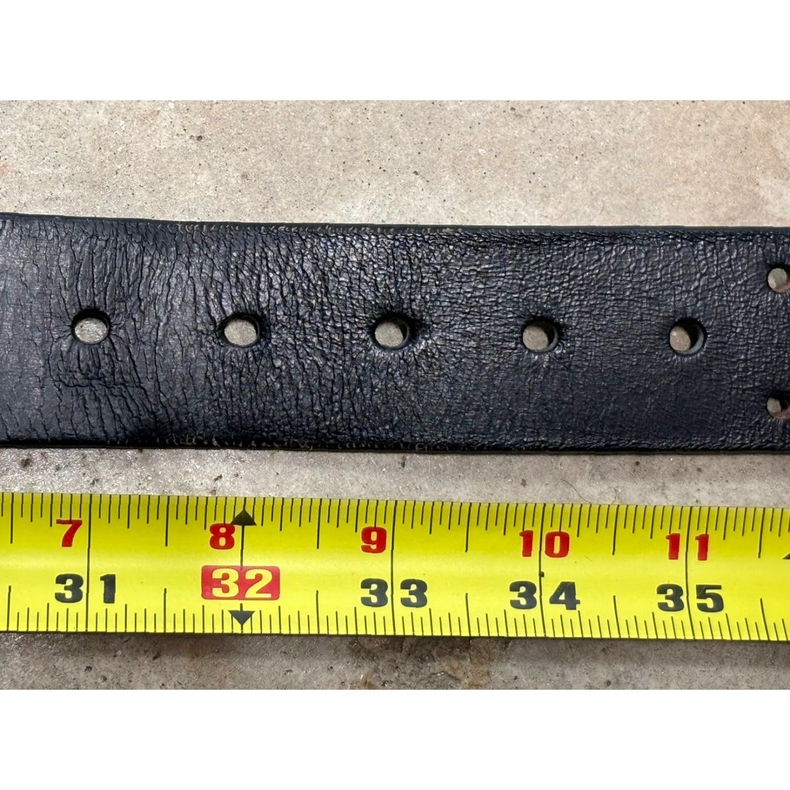 Vintage Unbranded Leather Cutout Belt Unisex Medium 31-35in Brown Boho 1.5in Wide Size ONE SIZE - 6 Thumbnail