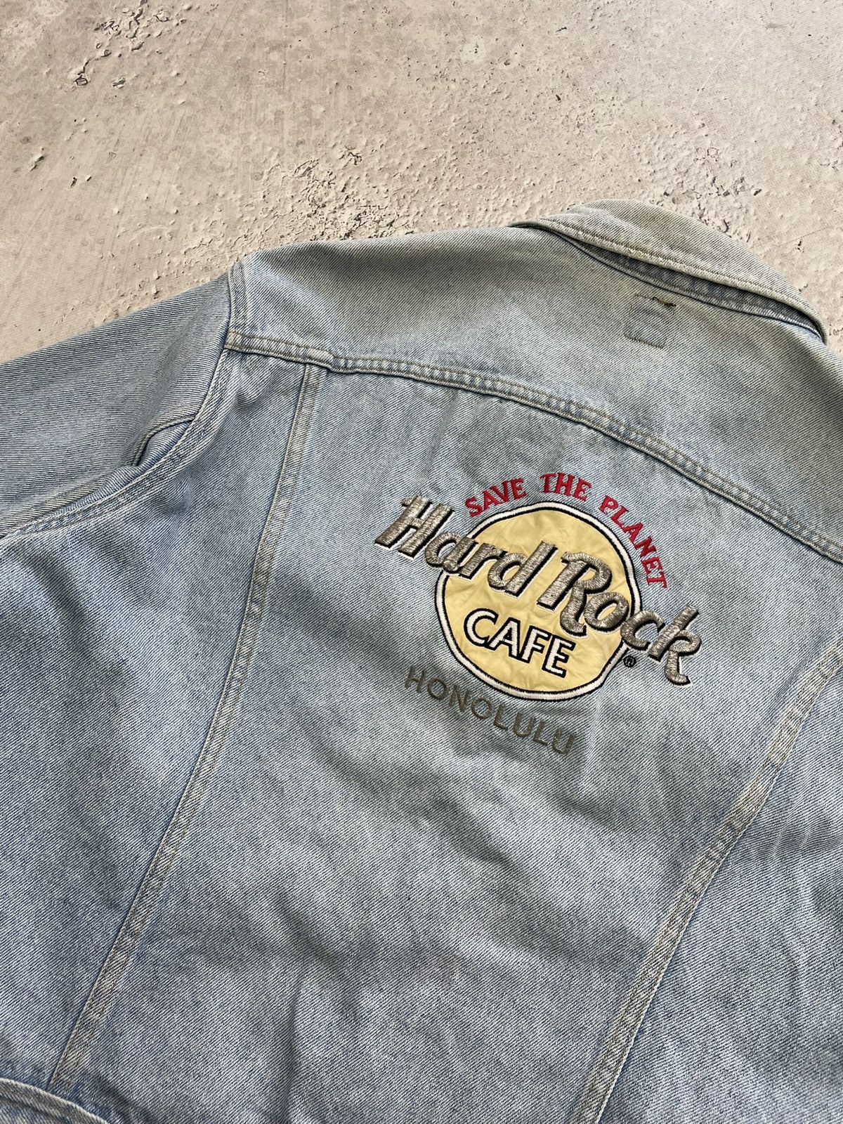 Lee Hard rock cafe x lee faded 90s denim jacket diesel style Size US XL / EU 56 / 4 - 13 Thumbnail