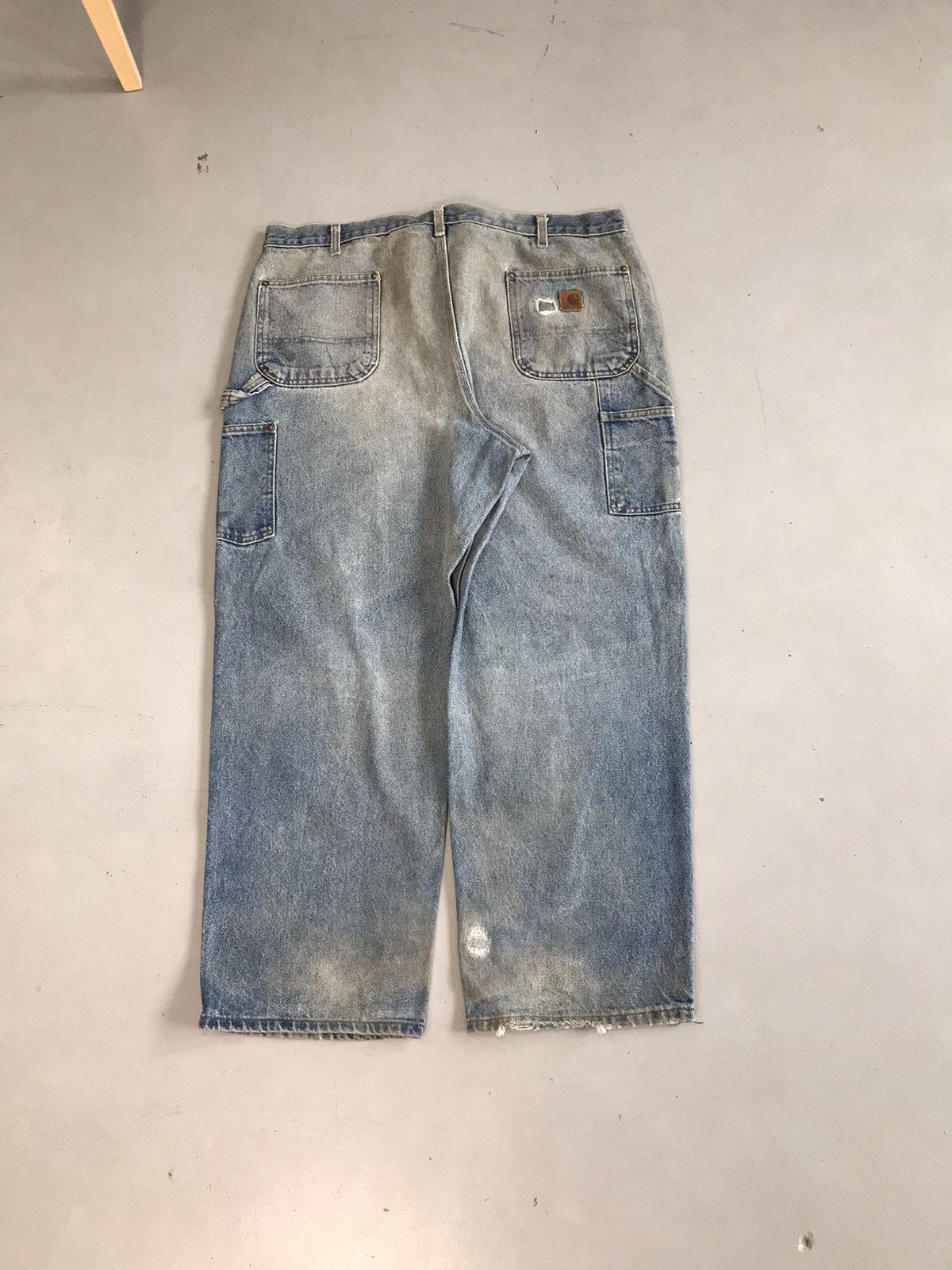 Carhartt Vintage sunfade double knee denim Size US 42 / EU 58 - 10 Thumbnail