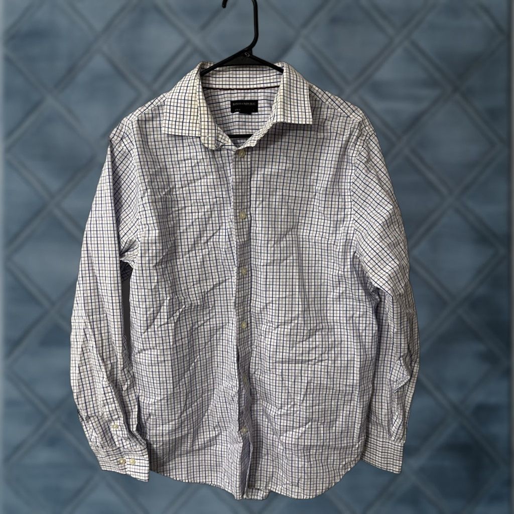 Banana Republic Banana Republic Mens Shirt L Multicolor Gingham Classic Fit ButtonUp Non-Iron Size US L / EU 52-54 / 3 - 1 Thumbnail