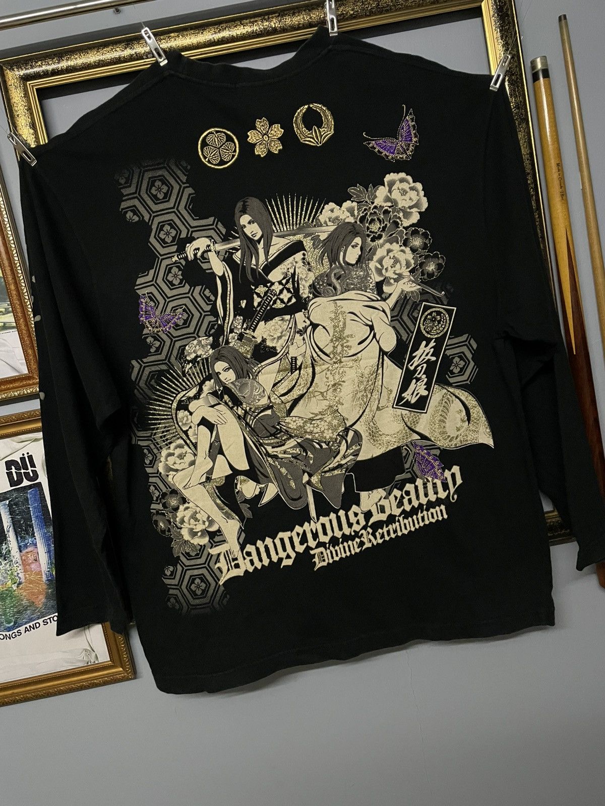 Designer × Japanese Brand × Vintage Vintage Japan Divine Retribution Dangerous Element Sukajan Size US XL / EU 56 / 4 - 2 Thumbnail