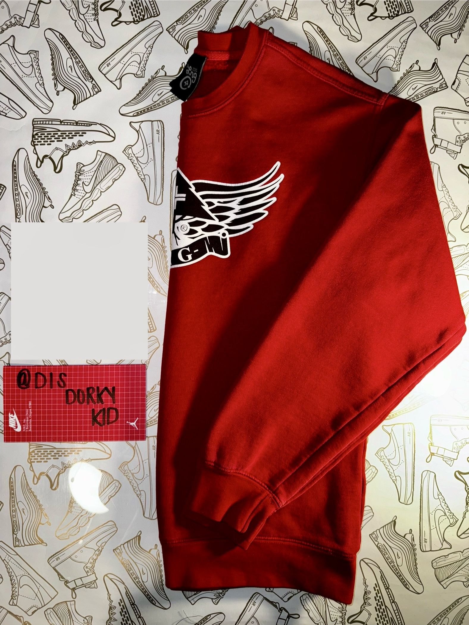 LRG LRG Lifted Research Group Red Fleece Crewneck Sweater Size US M / EU 48-50 / 2 - 2 Thumbnail